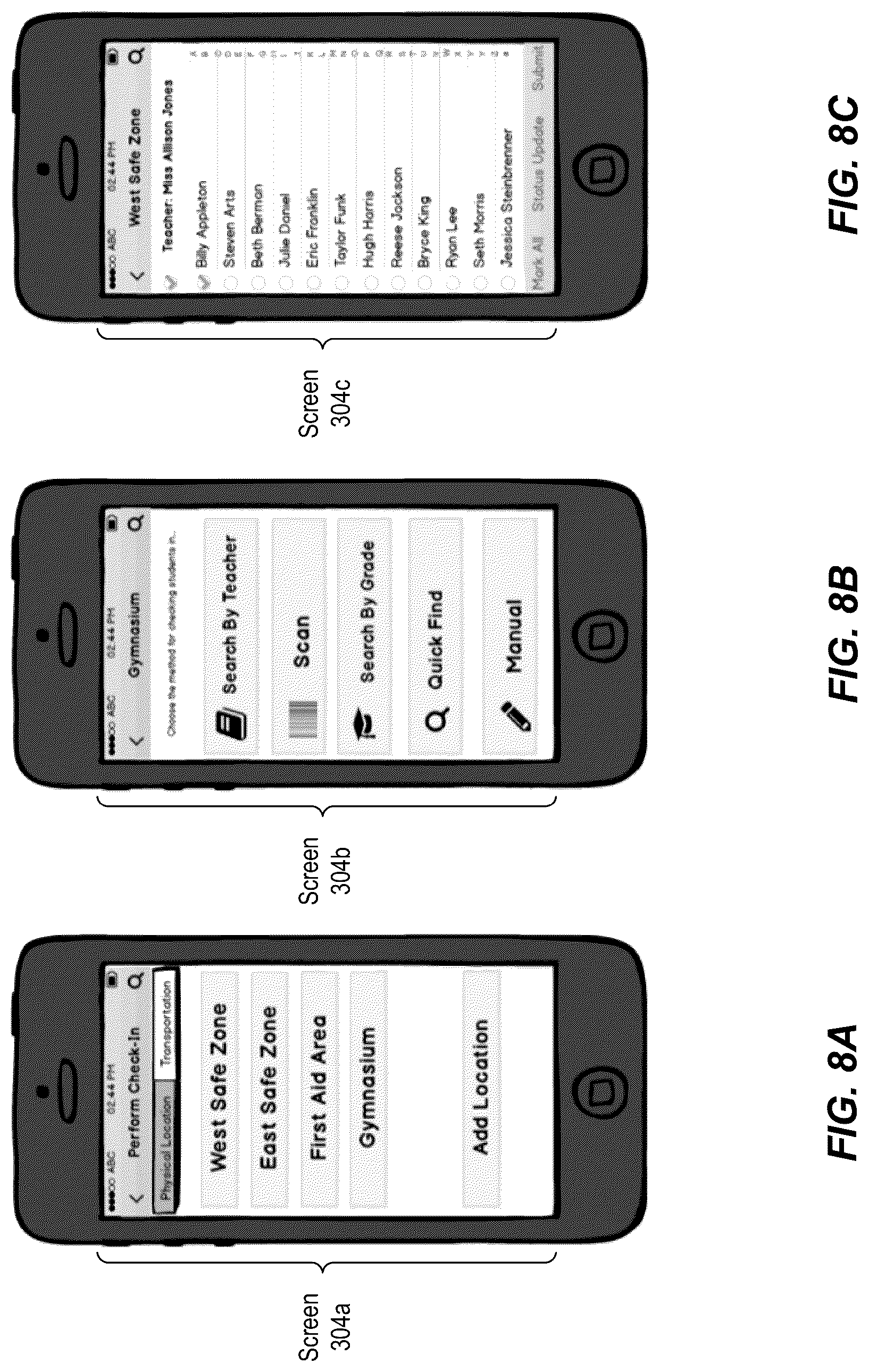Patent US12620042 Figure 8 – Network based reunification management using portable devices