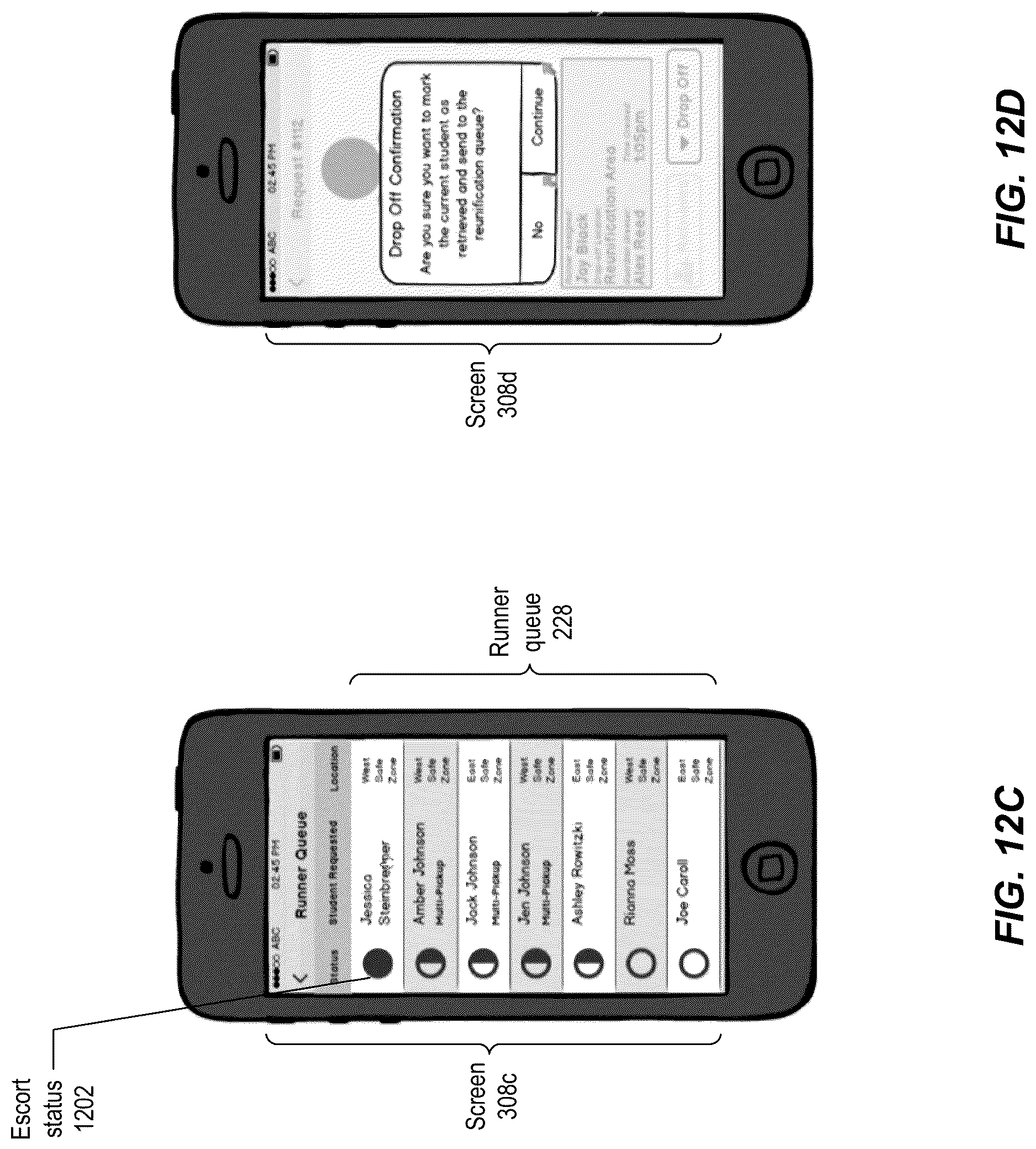 Patent US12620042 Figure 17 – Network based reunification management using portable devices