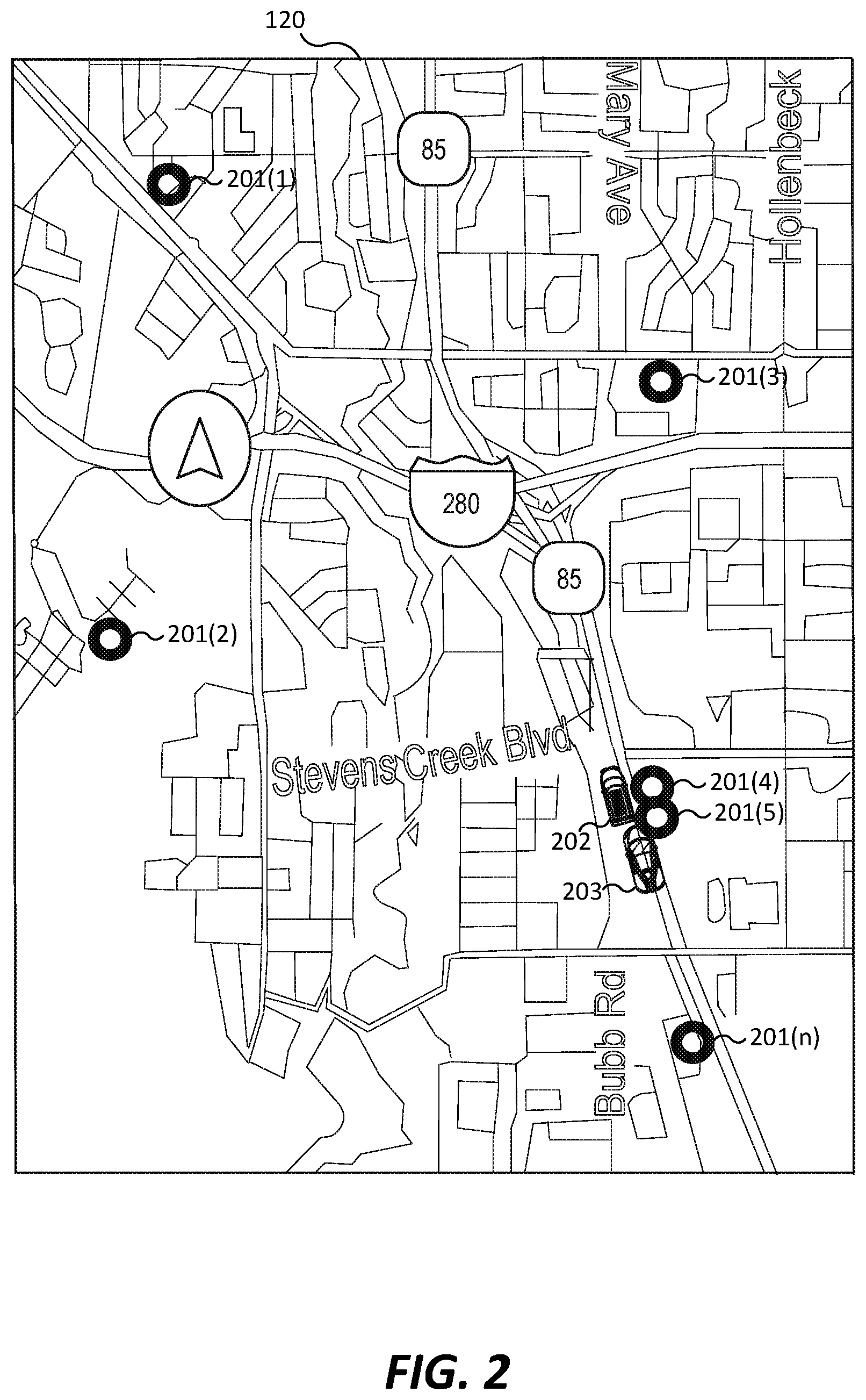 Patent US12620047 Figure 2 – Systems and methods for matching autonomous transportation provider vehicles and transportation requests in transportation management systems