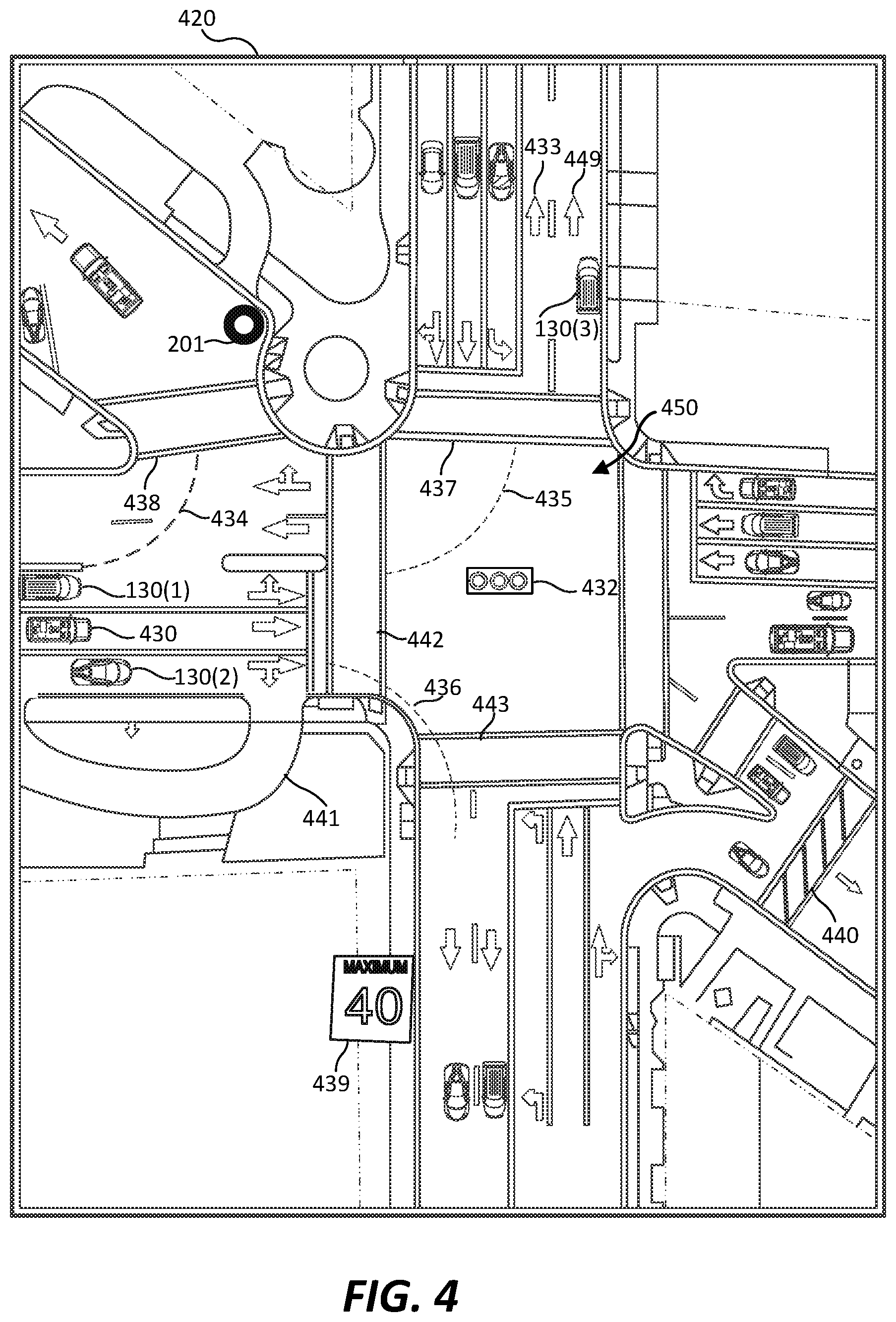 Patent US12620047 Figure 4 – Systems and methods for matching autonomous transportation provider vehicles and transportation requests in transportation management systems