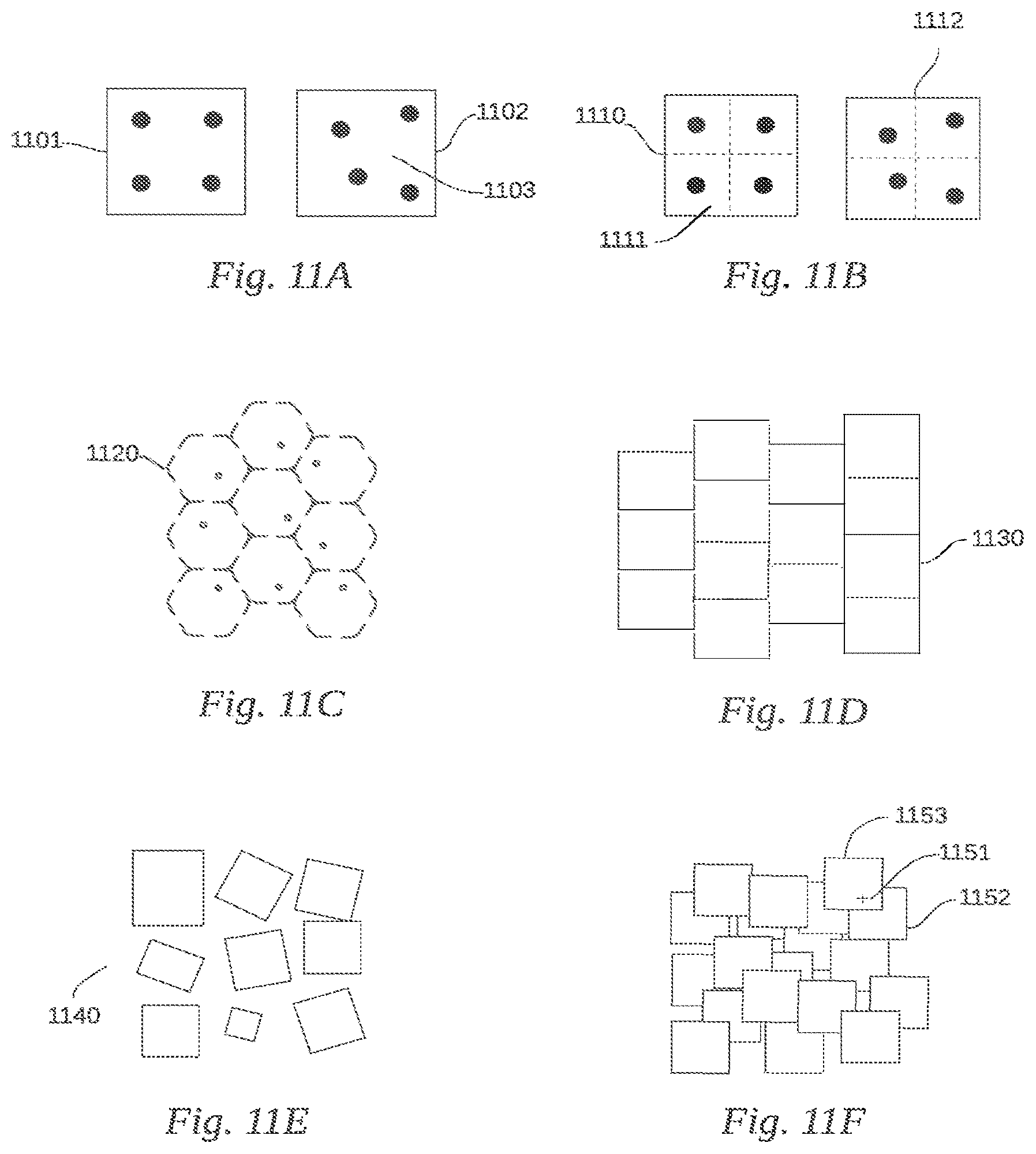 Patent US12620049 Figure 11 – Use of imperfect patterns to encode data on surfaces