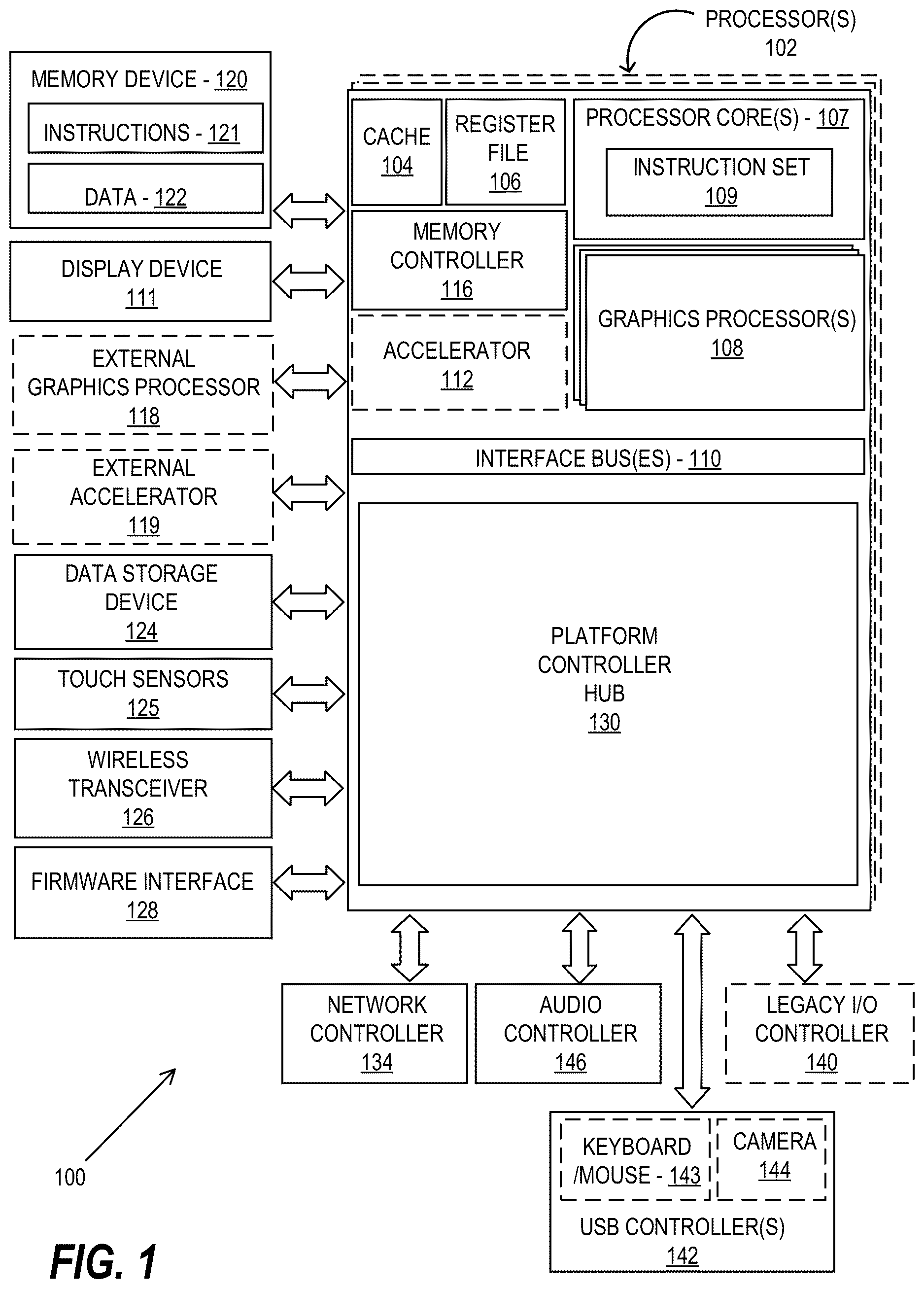 Patent US12620051 Figure 1 – Apparatus and method for biased BVH traversal path
