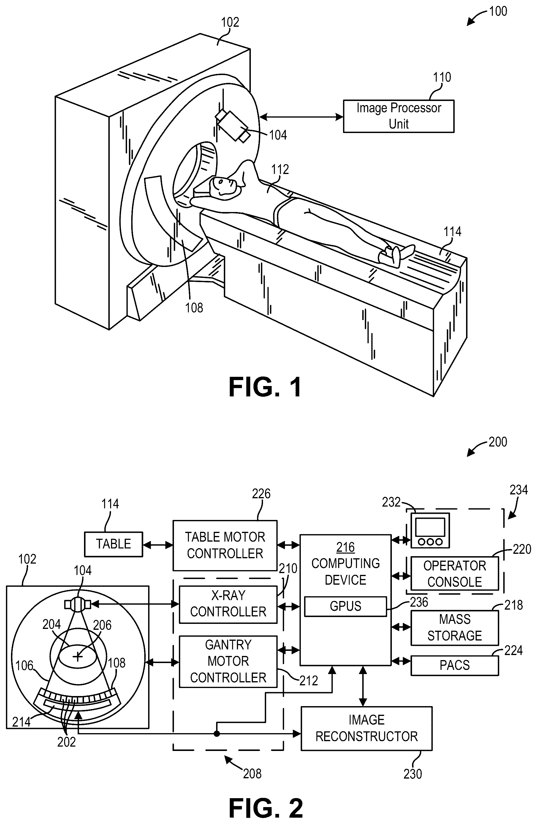 Patent US12620066 Figure 1 – Systems and methods for computed tomography image denoising with a bias-reducing loss function