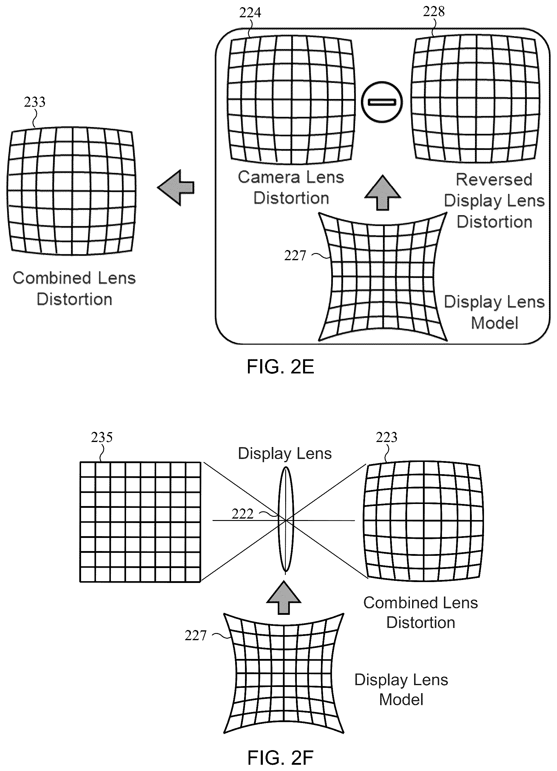 Patent US12620072 Figure 5 – Distortion combination and correction for final views in video see-through (VST) augmented reality (AR)