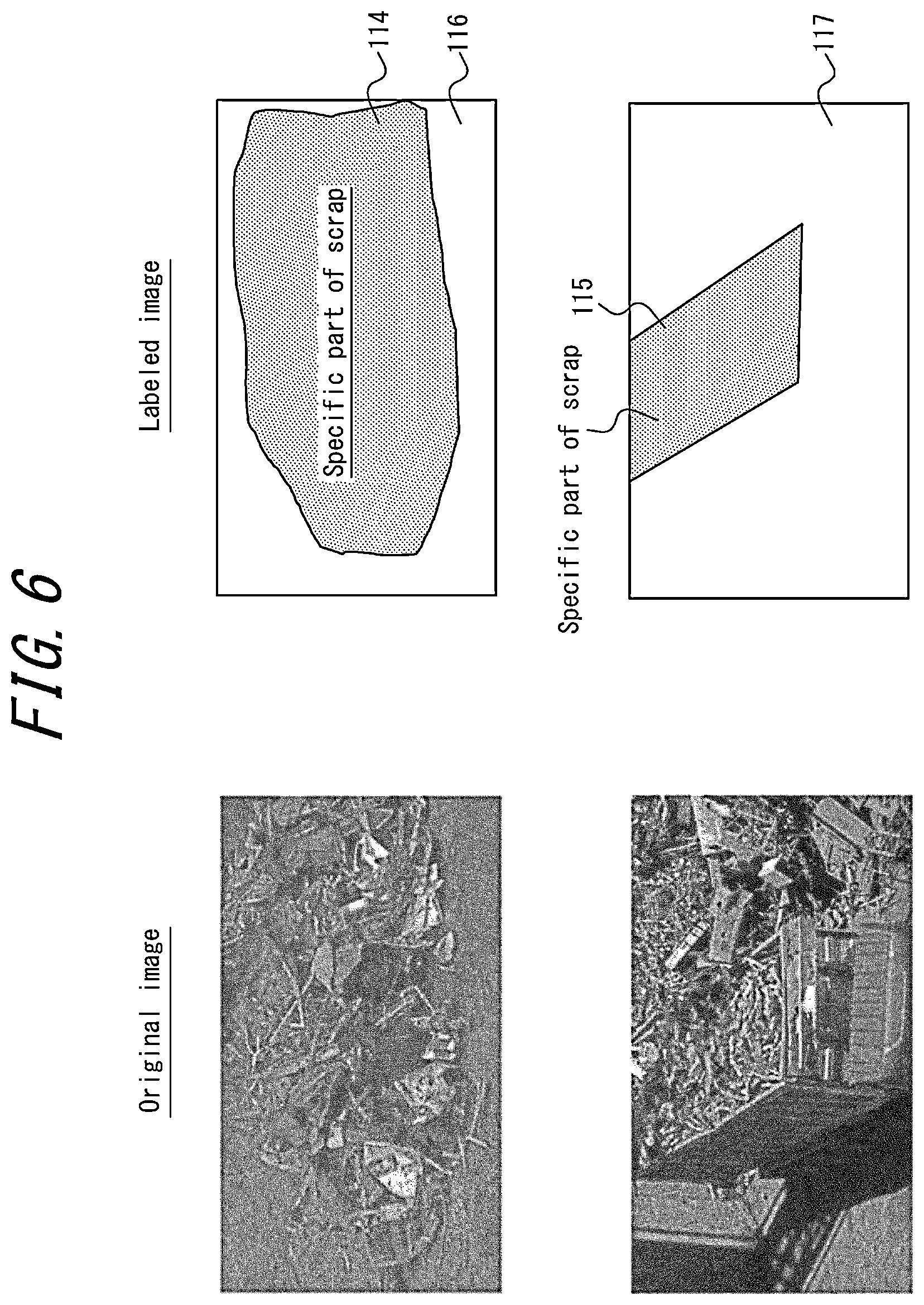 Patent US12620076 Figure 6 – Scrap discrimination system and scrap discrimination method