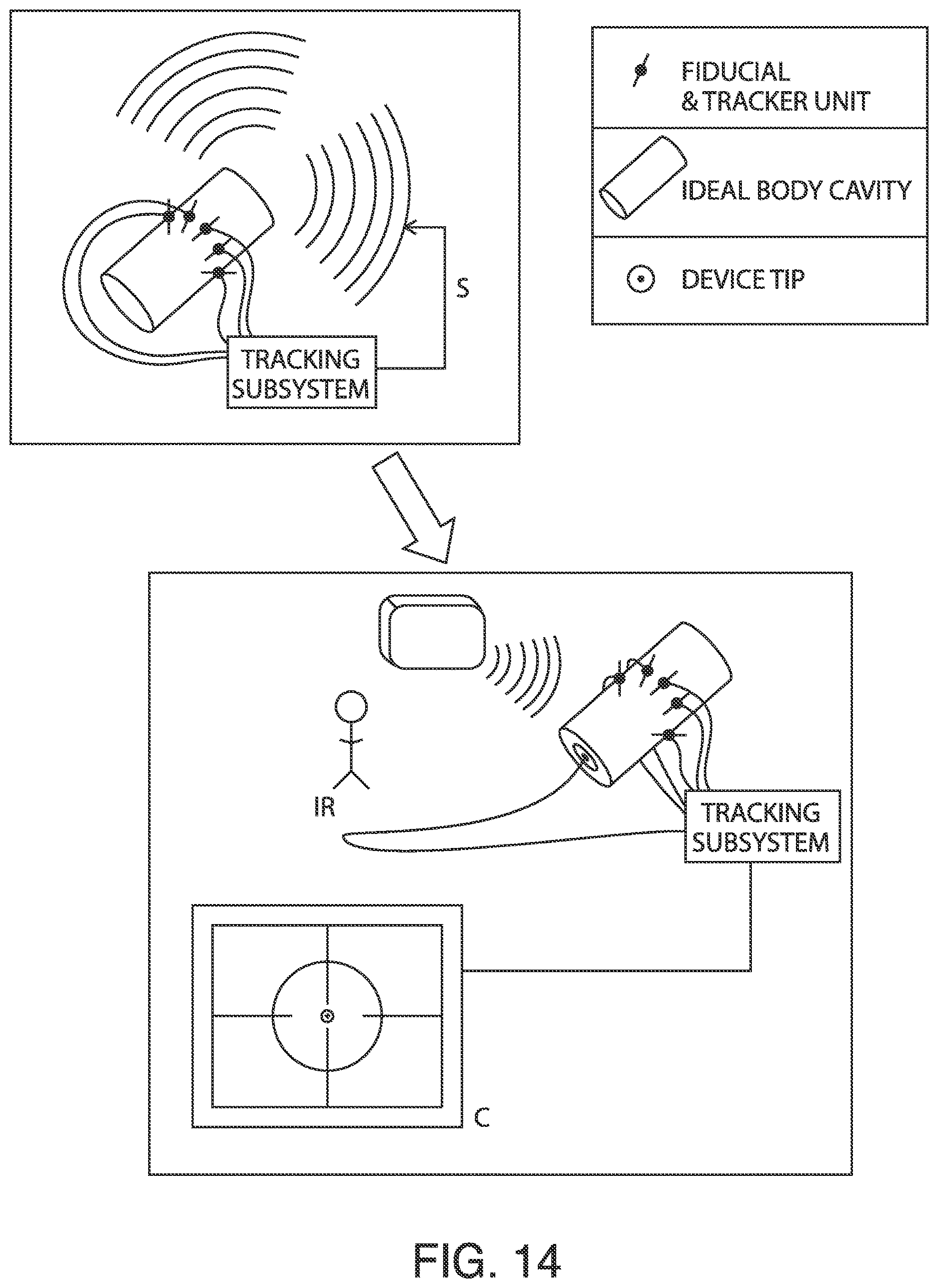 Patent US12620101 Figure 14 – Systems, methods and devices for forming respiratory-gated point cloud for four dimensional soft tissue navigation