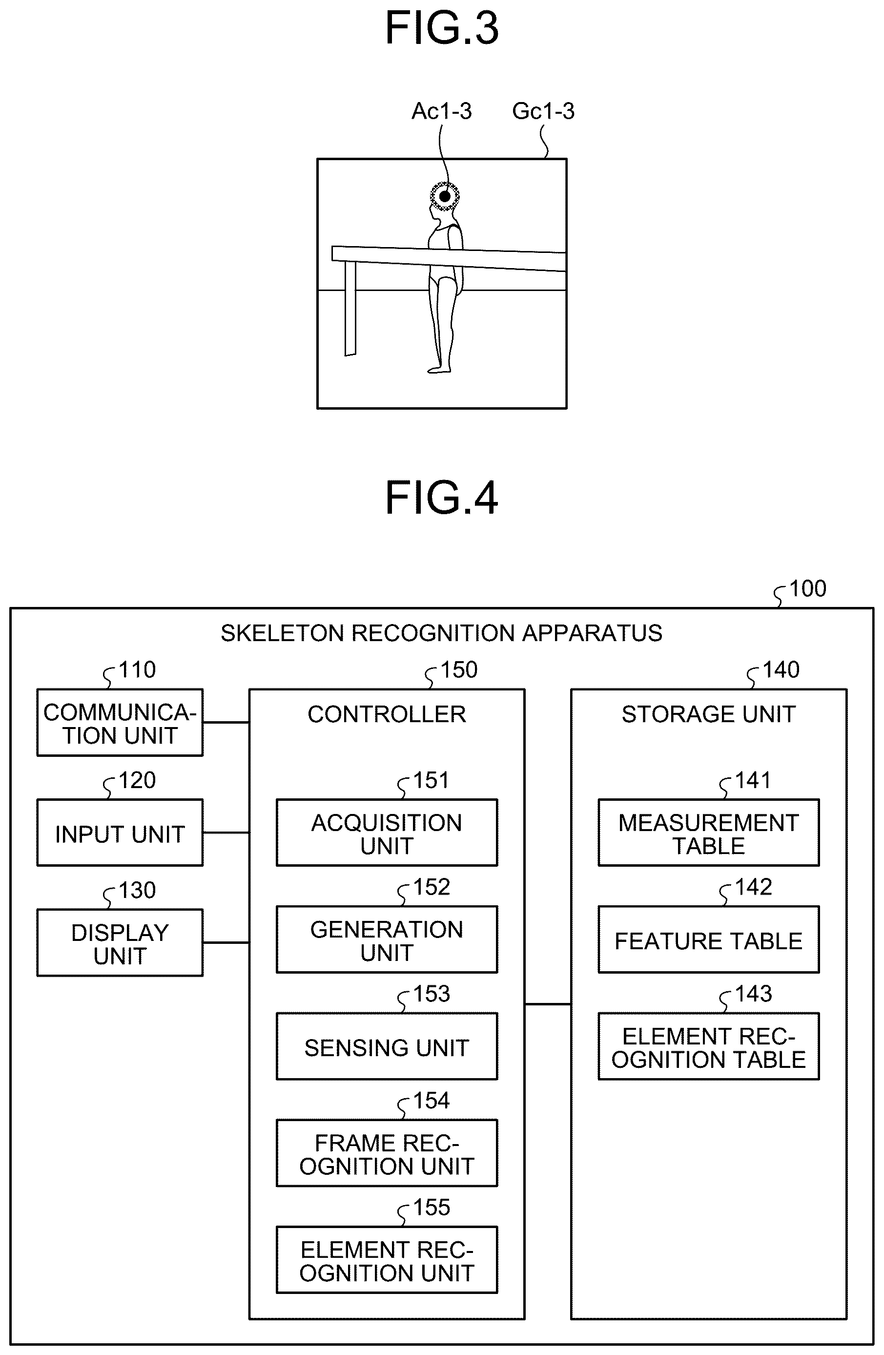 Patent US12620118 Figure 3 – Skeleton recognition method, non-transitory computer-readable recording medium, and gymnastics scoring assist system