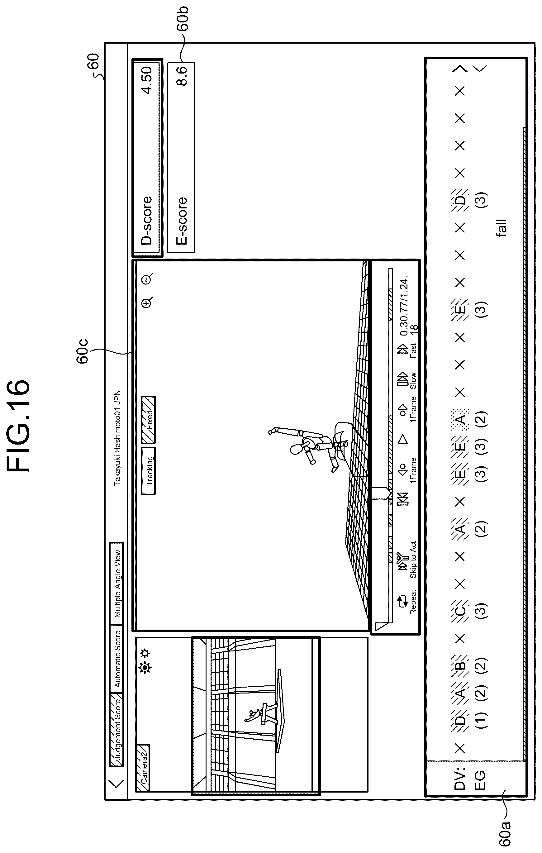 Patent US12620118 Figure 12 – Skeleton recognition method, non-transitory computer-readable recording medium, and gymnastics scoring assist system