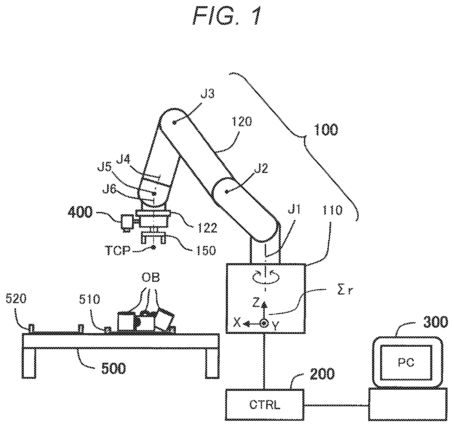 Patent US12620121 — Method of recognizing position and attitude of object, and non-transitory computer-readable storage medium — Figure 1