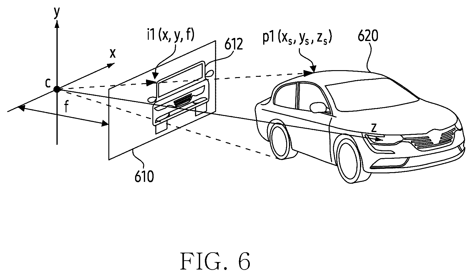 Patent US12620125 Figure 6 – Electronic device for identifying position of external object associated with image by using information of camera and method thereof
