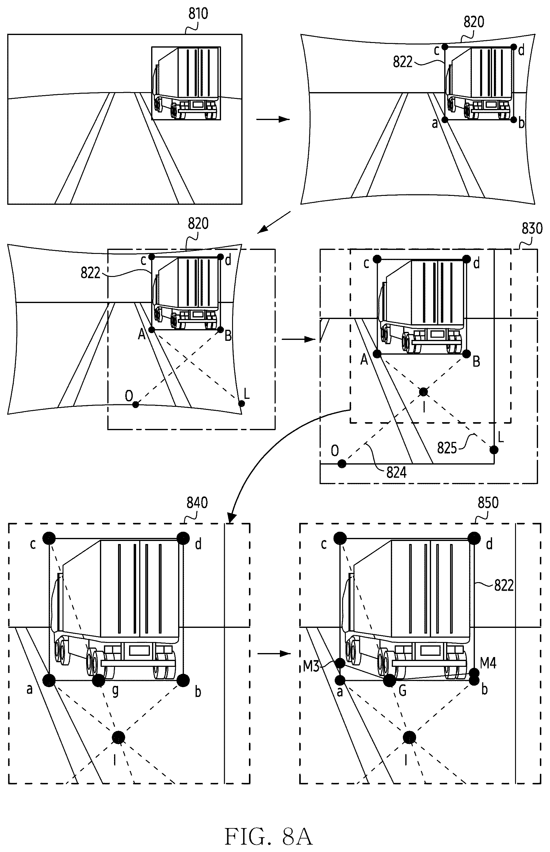 Patent US12620125 Figure 8 – Electronic device for identifying position of external object associated with image by using information of camera and method thereof