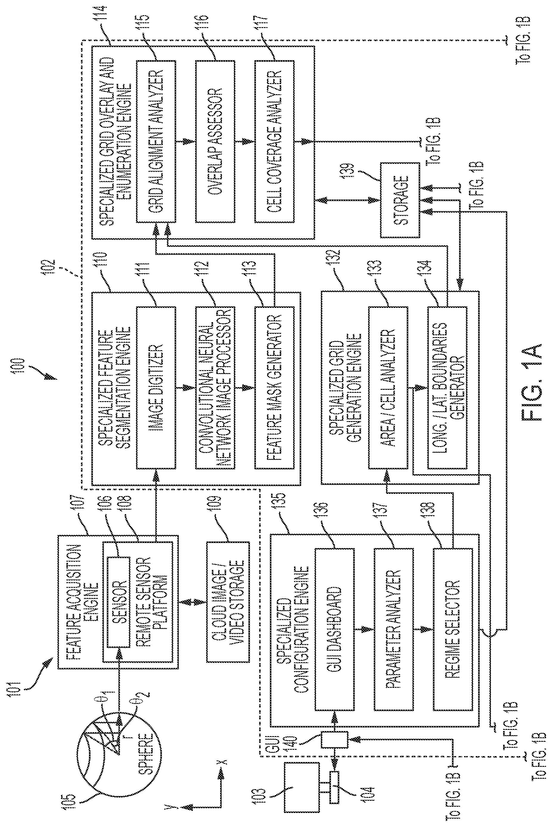 Patent US12620126 Figure 1 – Apparatus and method of grid-oriented normalization for analysis of spherical areas from 2-D image