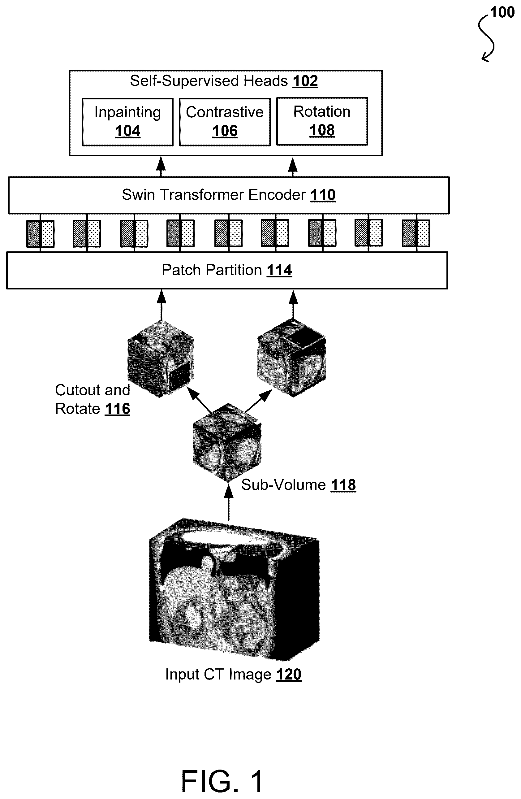 Patent US12620139 Figure 1 – Neural network-based image segmentation