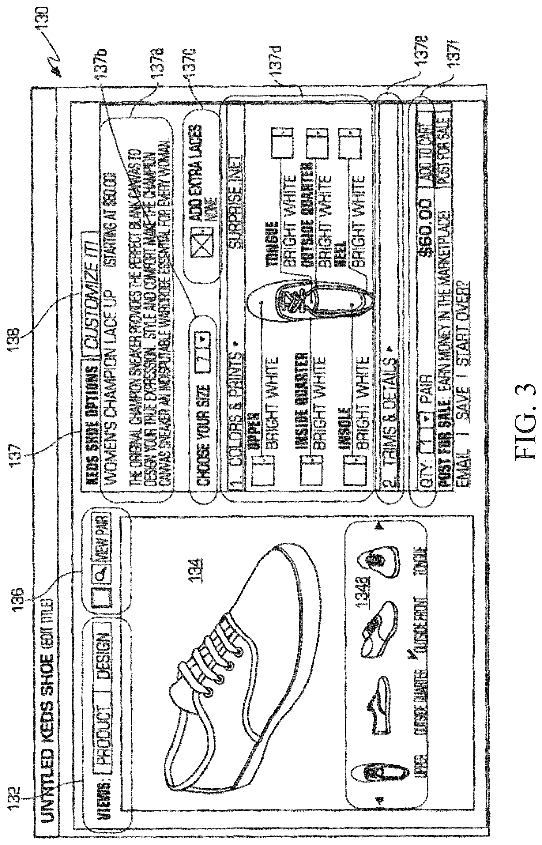Patent US12620143 Figure 8 – System and method for high-quality renderings of synthetic views of custom products