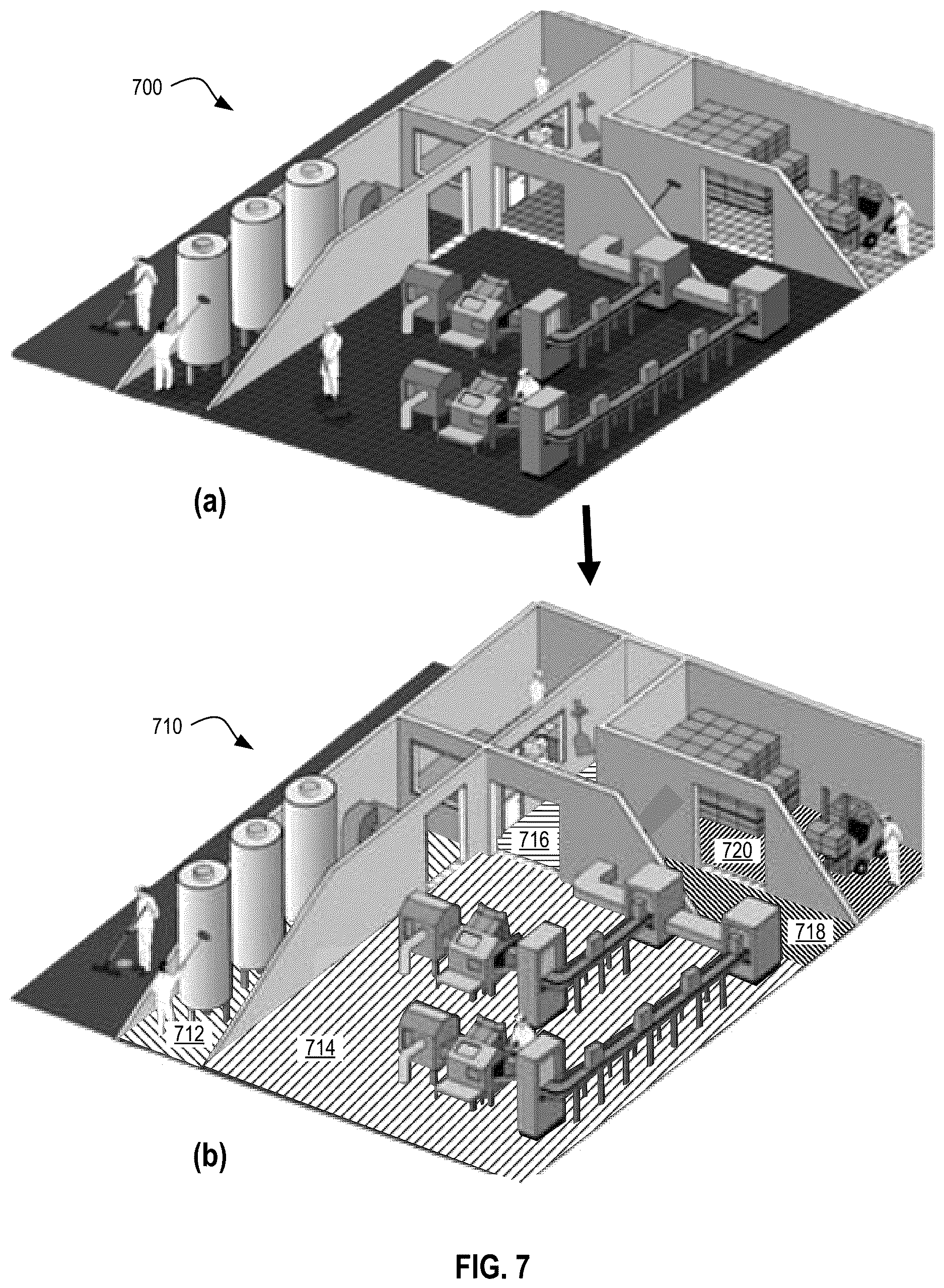 Patent US12620144 Figure 7 – Mixed reality (MR) based color code correction and creation in an environmental setting