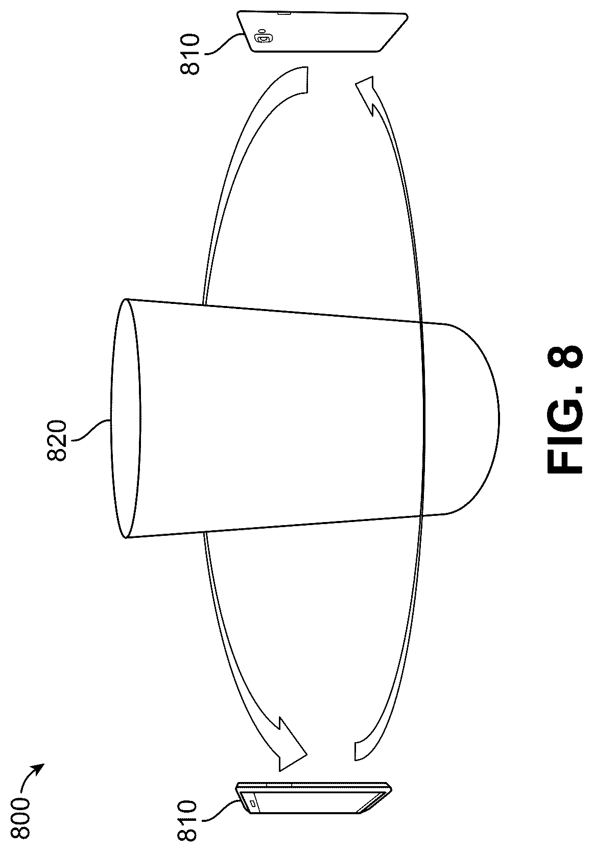 Patent US12620148 Figure 8 – Rollout photography systems and methods for mobile devices