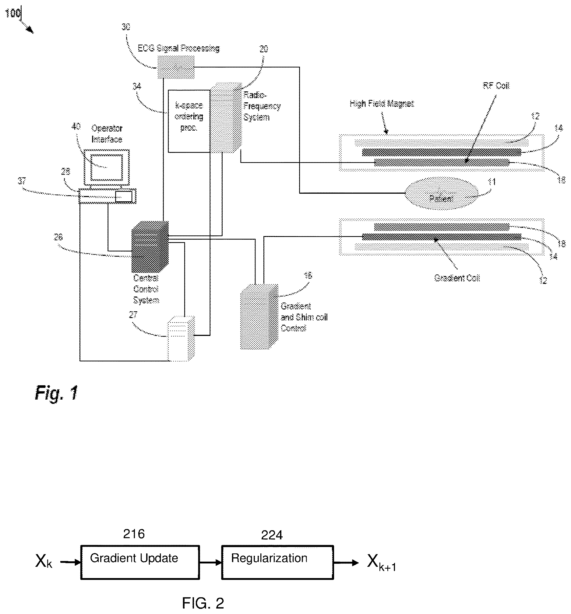 Patent US12620152 Figure 1 – Iterative hierarchal network for regulating image reconstruction