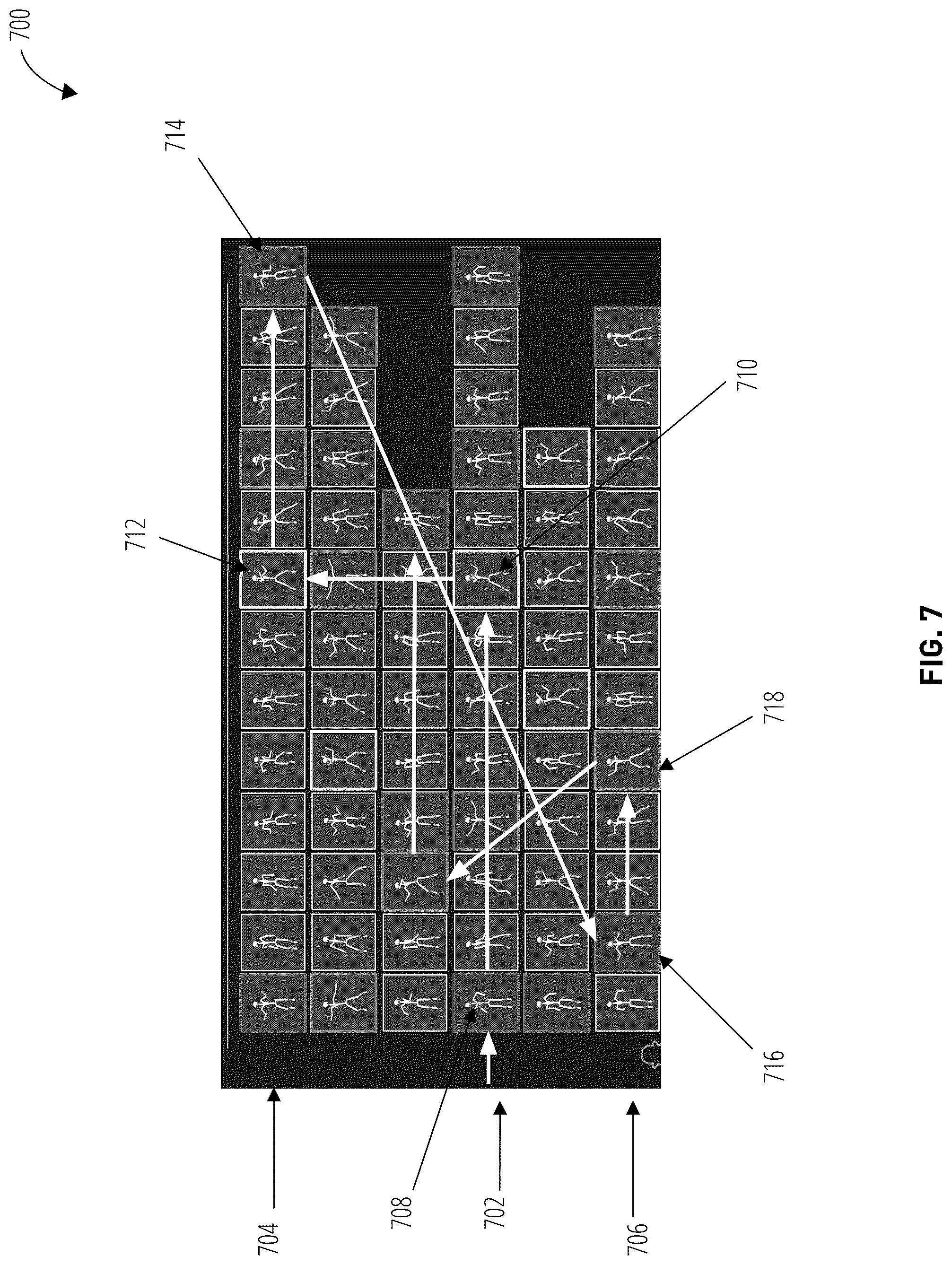 Patent US12620157 Figure 7 – Avatar dance animation system