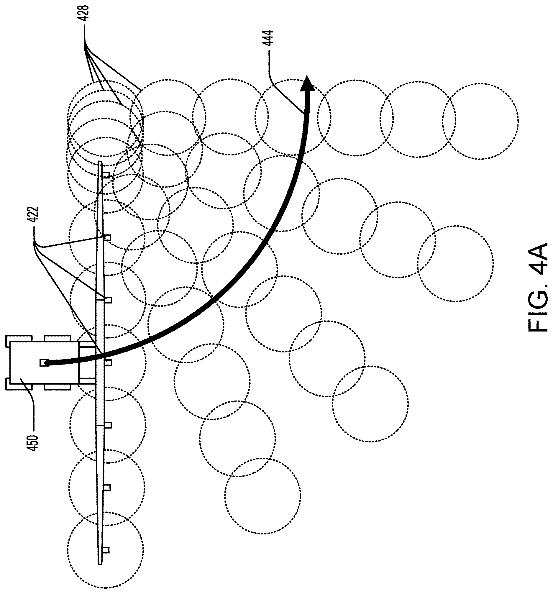 Patent US12620159 Figure 4 – Tracking modified ground coverage at a site