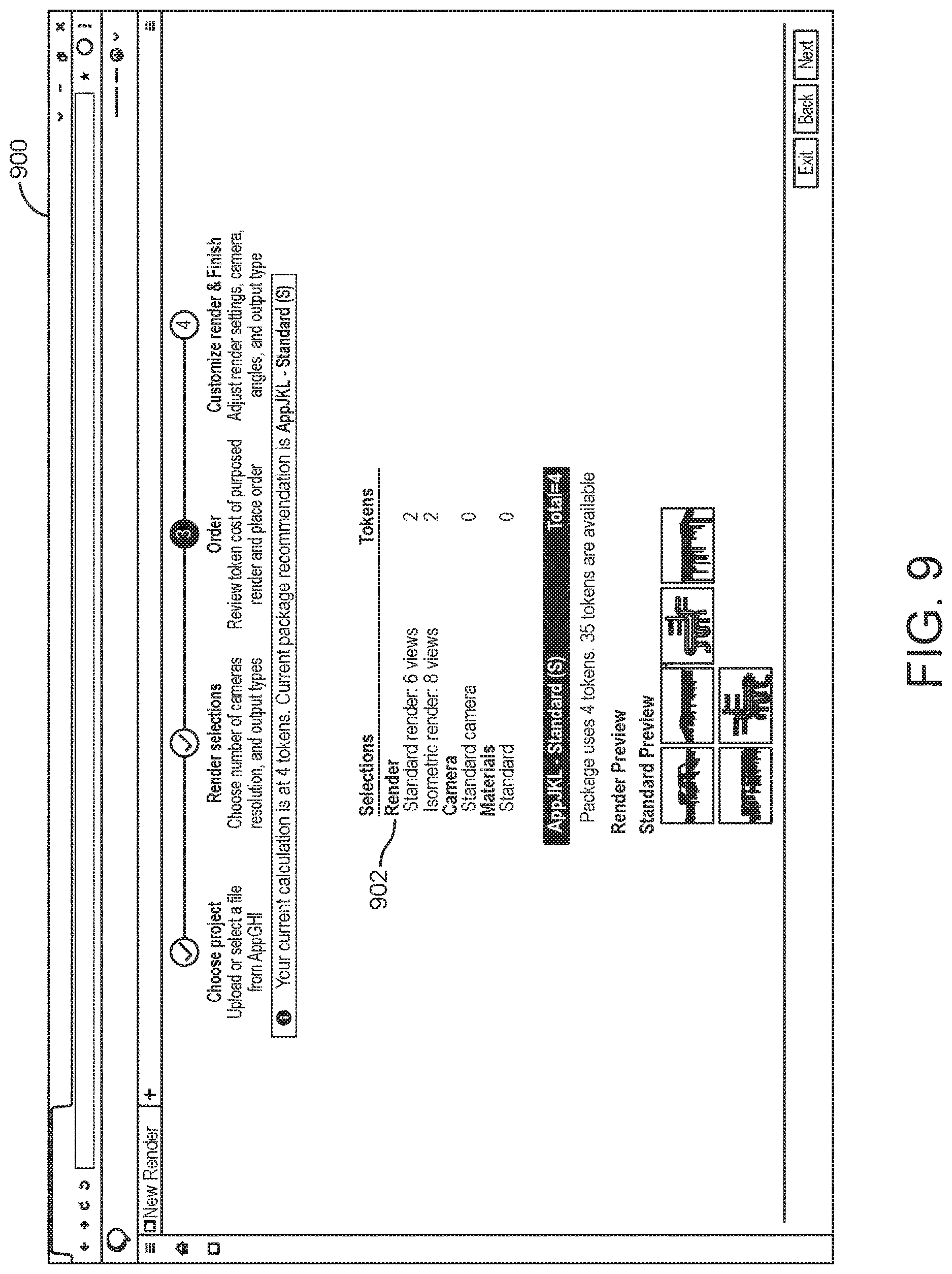 Patent US12620166 Figure 9 – Rendering as a service platform with industrial automation emulation for metaverse platform execution