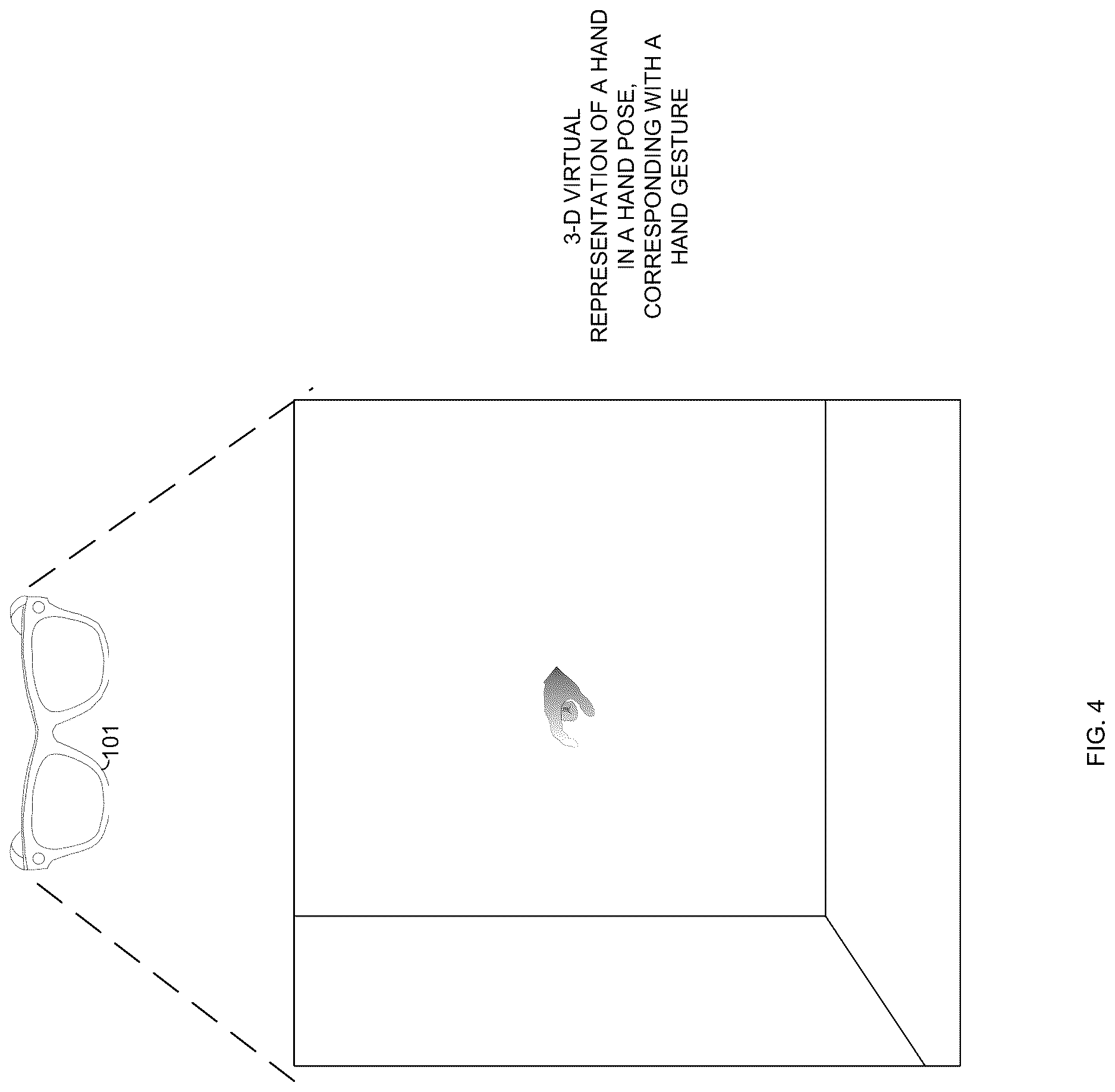 Patent US12620173 Figure 4 – Hand-related data annotations with an augmented reality device