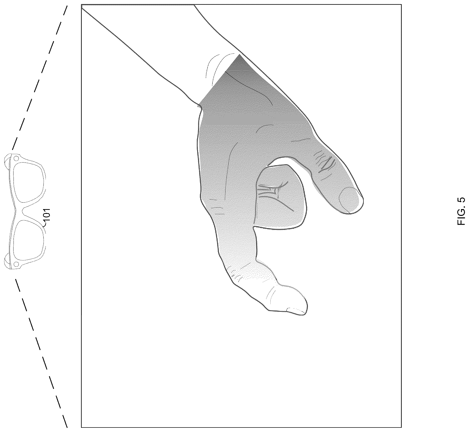 Patent US12620173 Figure 5 – Hand-related data annotations with an augmented reality device