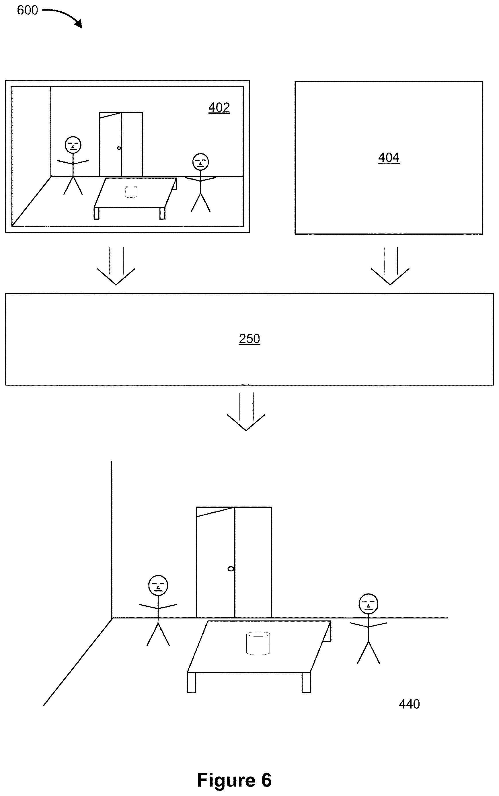 Patent US12620177 Figure 7 – Method and device for generating a synthesized reality reconstruction of flat video content