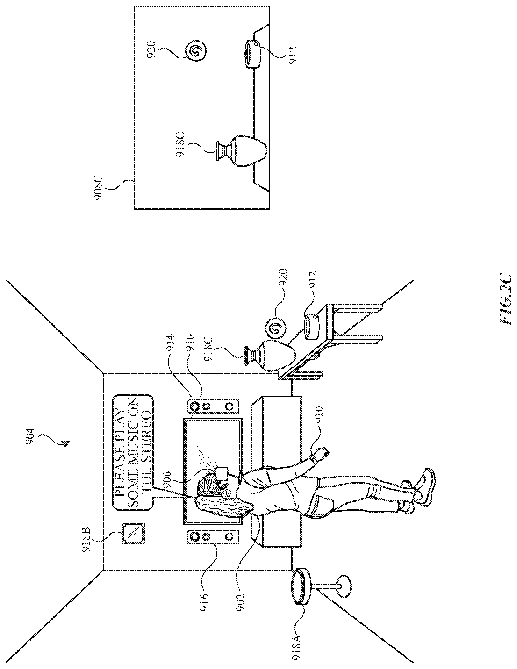 Patent US12620179 Figure 5 – Digital assistant object placement