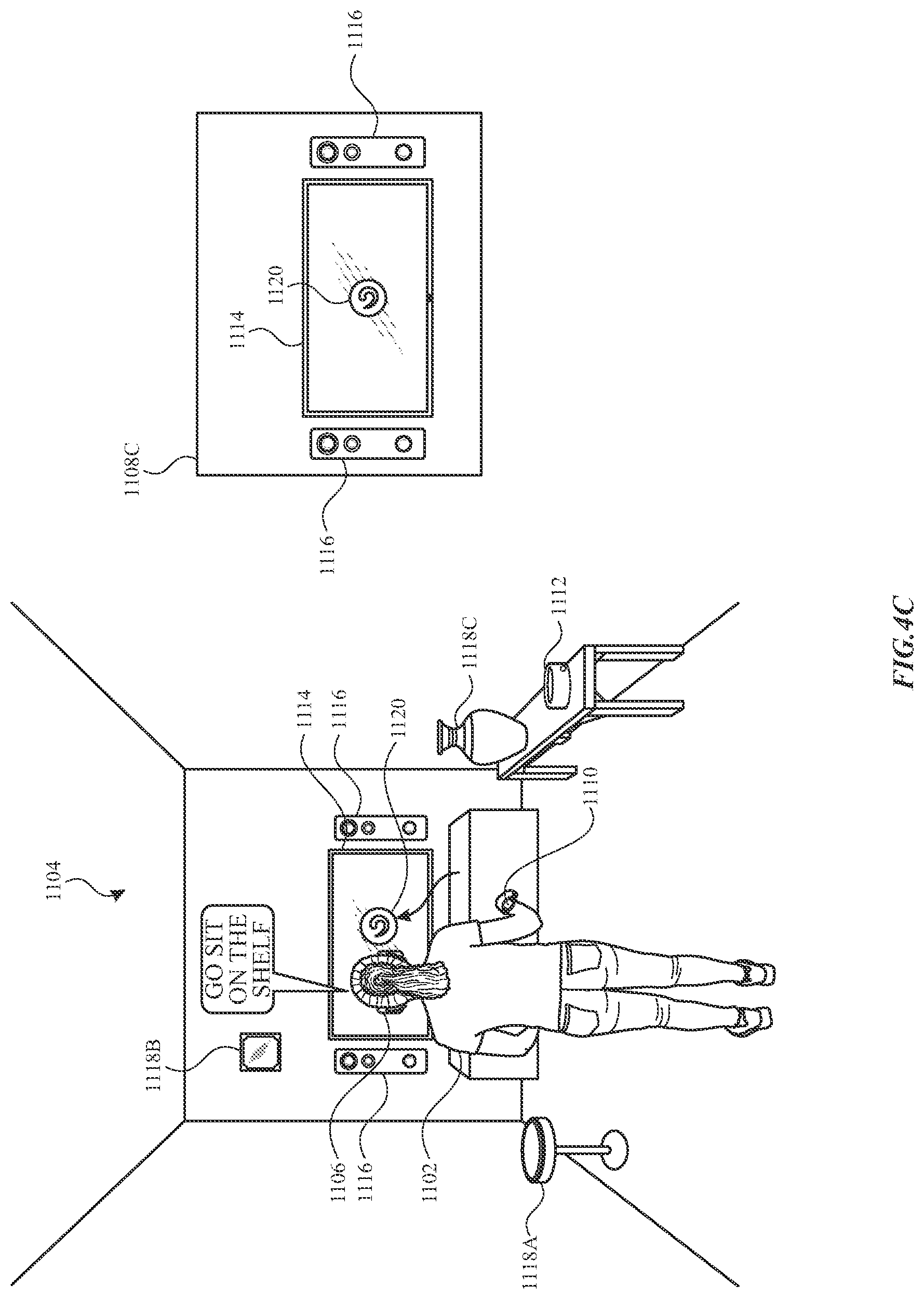Patent US12620179 Figure 12 – Digital assistant object placement