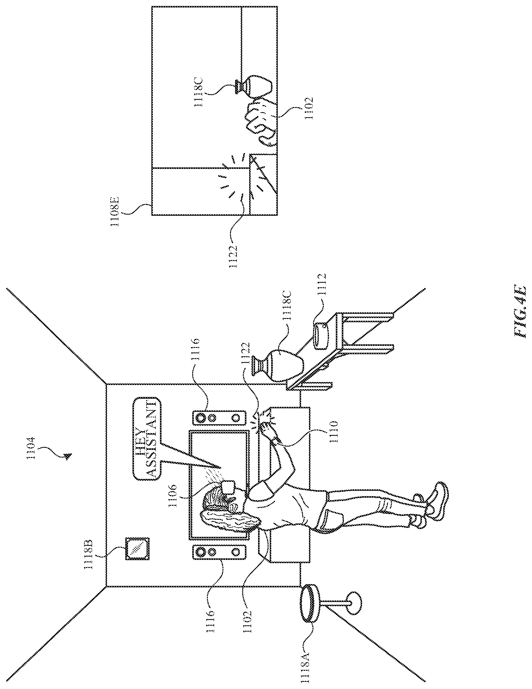 Patent US12620179 Figure 14 – Digital assistant object placement