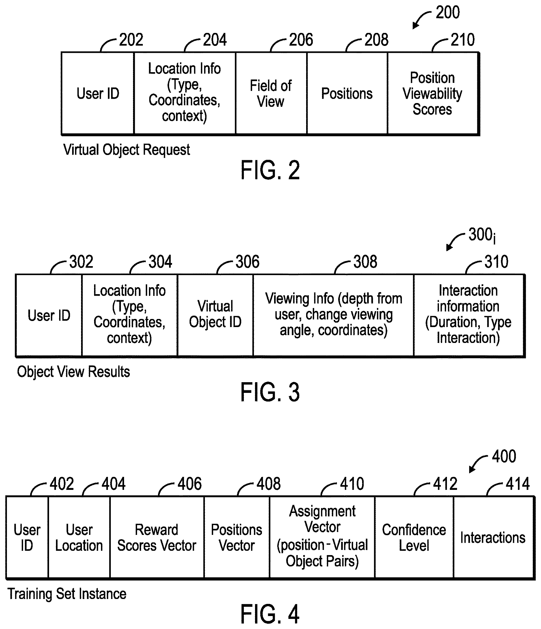 Patent US12620181 Figure 2 – Determining an assignment of virtual objects to positions in a user field of view to render in a mixed reality display