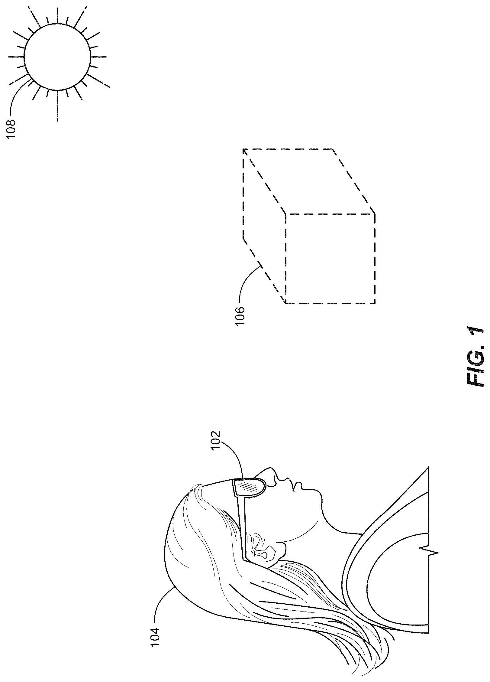 Patent US12620185 Figure 1 – Systems and methods for generating subtractive contrast in an augmented reality display
