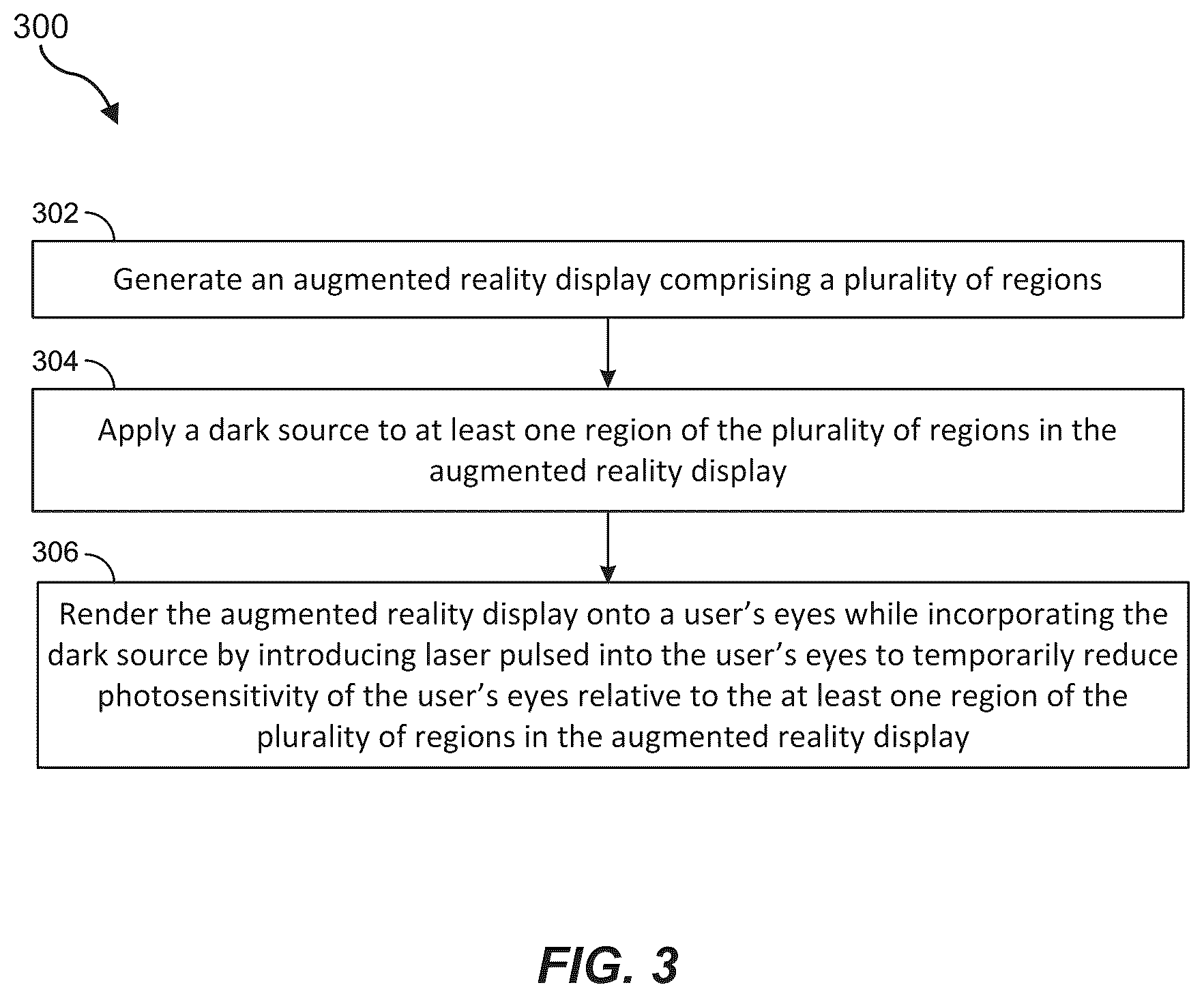 Patent US12620185 Figure 3 – Systems and methods for generating subtractive contrast in an augmented reality display