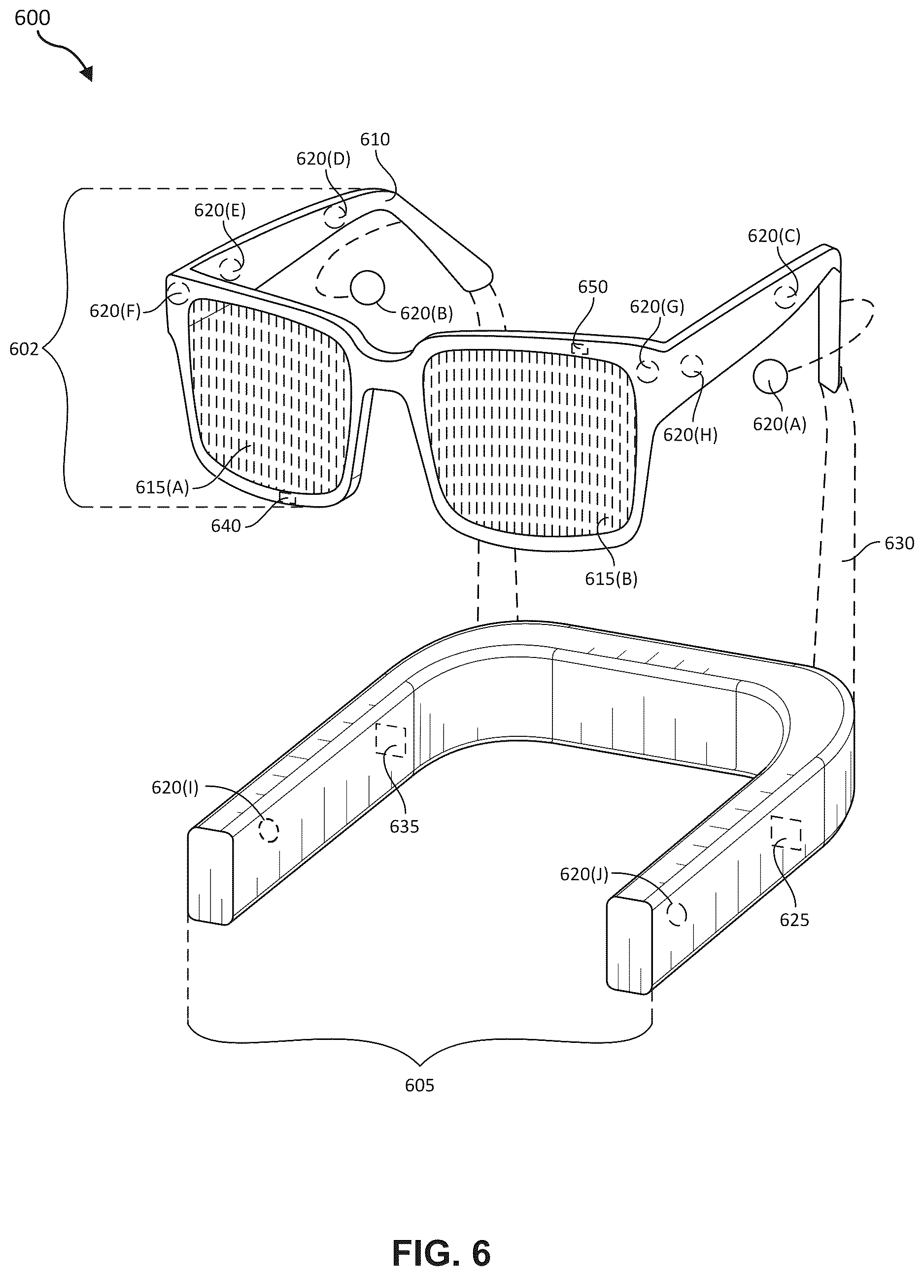Patent US12620185 Figure 6 – Systems and methods for generating subtractive contrast in an augmented reality display