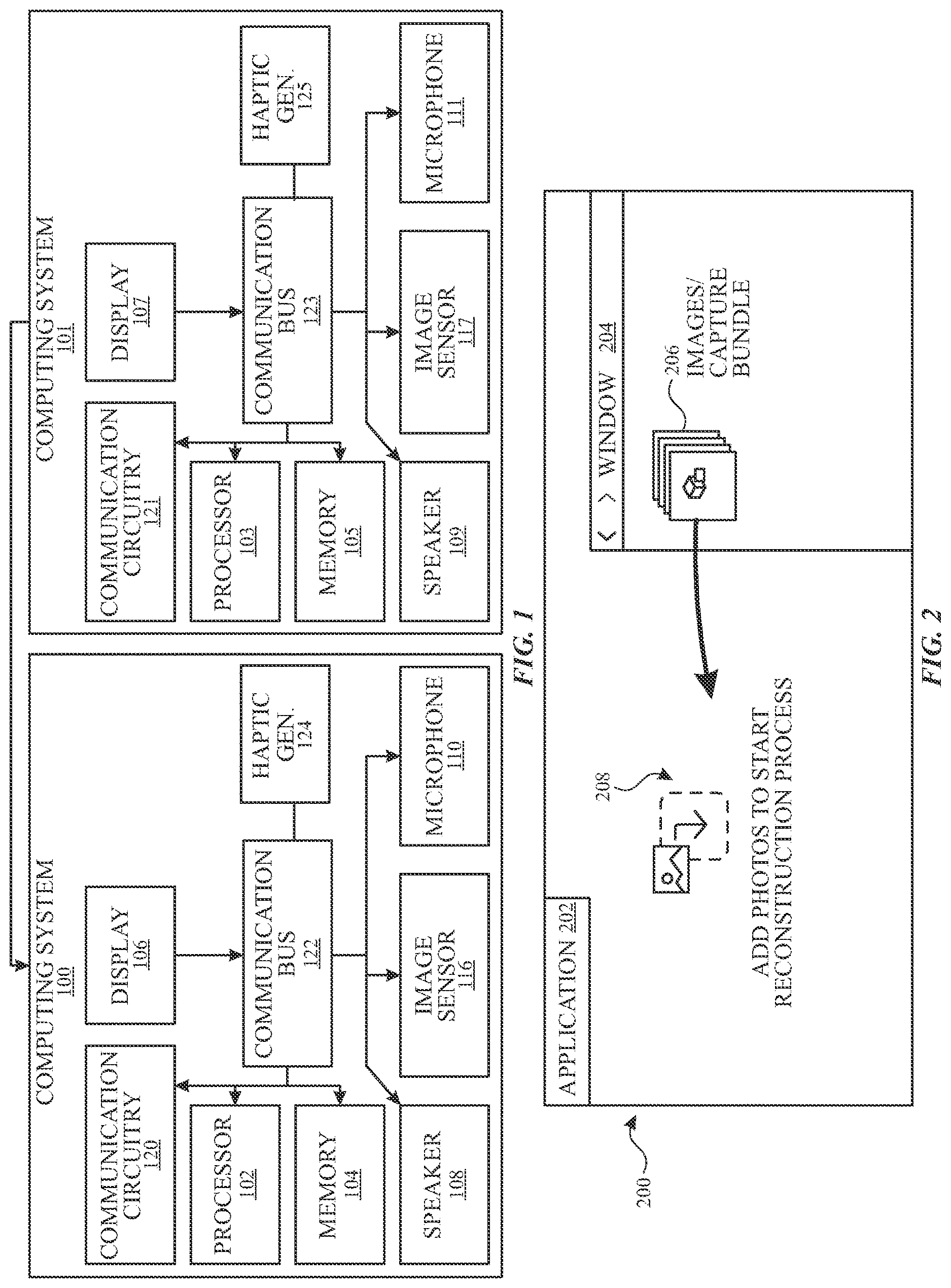 Patent US12620187 — Systems, methods, and user interfaces for generating a three-dimensional virtual representation of an object — Figure 1