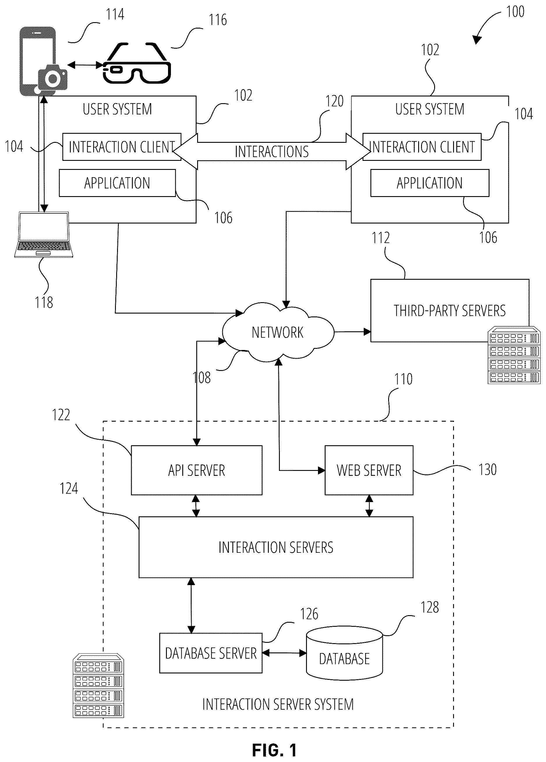Patent US12620188 Figure 1 – Avatar generation from digital media content items