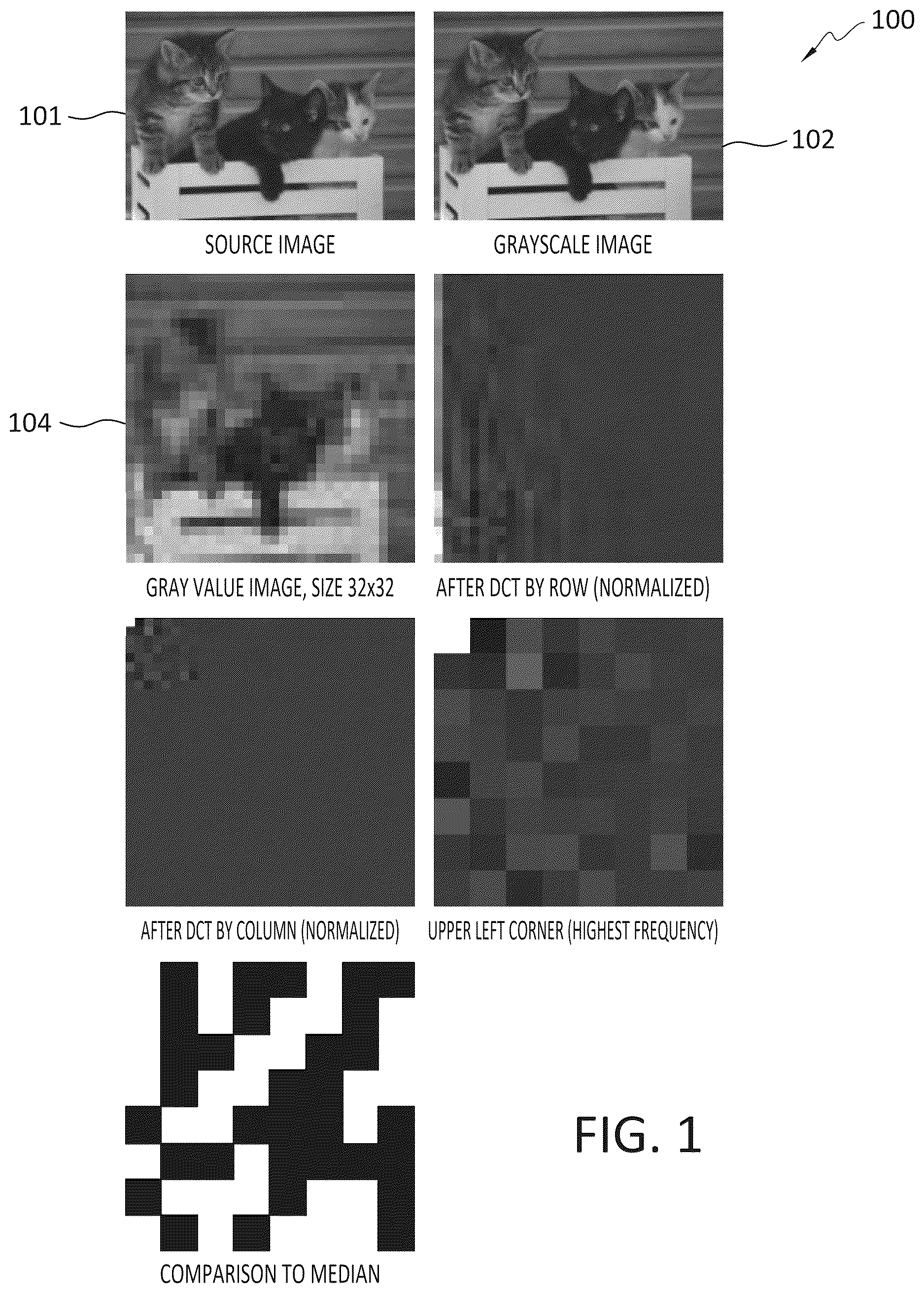 Patent US12620199 Figure 1 – Advanced image hashing for illegal image detection
