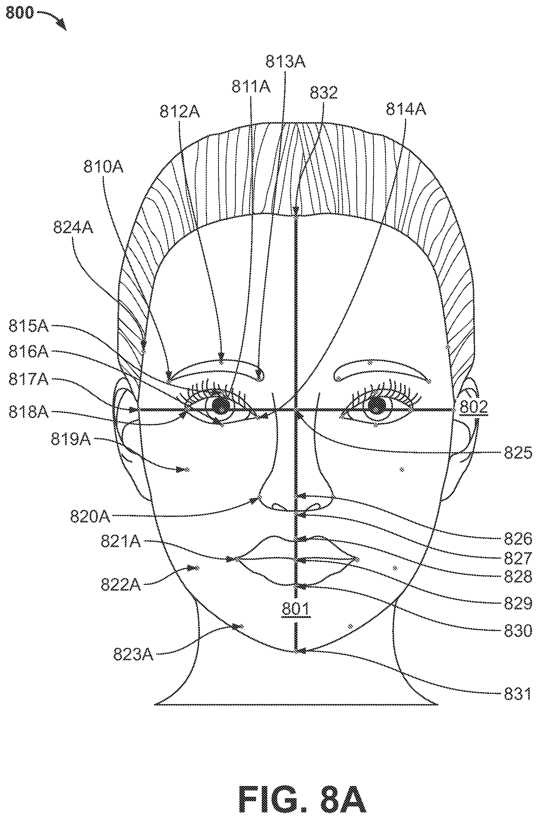 Patent US12620205 Figure 10 – Using two-dimensional images and machine learning to identify information pertaining to facial features