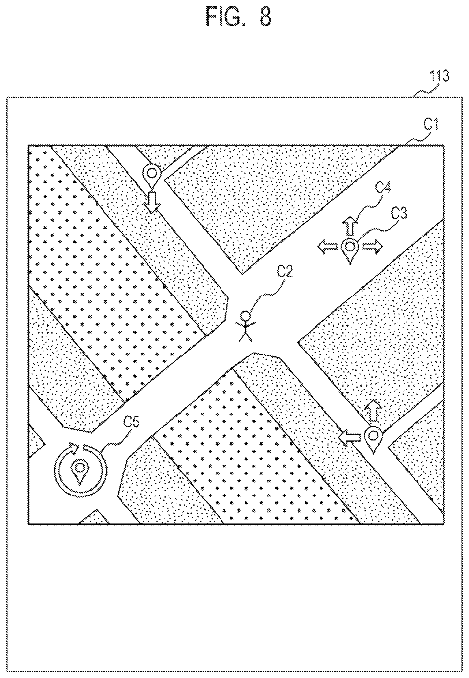 Patent US12620220 Figure 8 – Image display system, terminal, method, and program for determining a difference between a first image and a second image