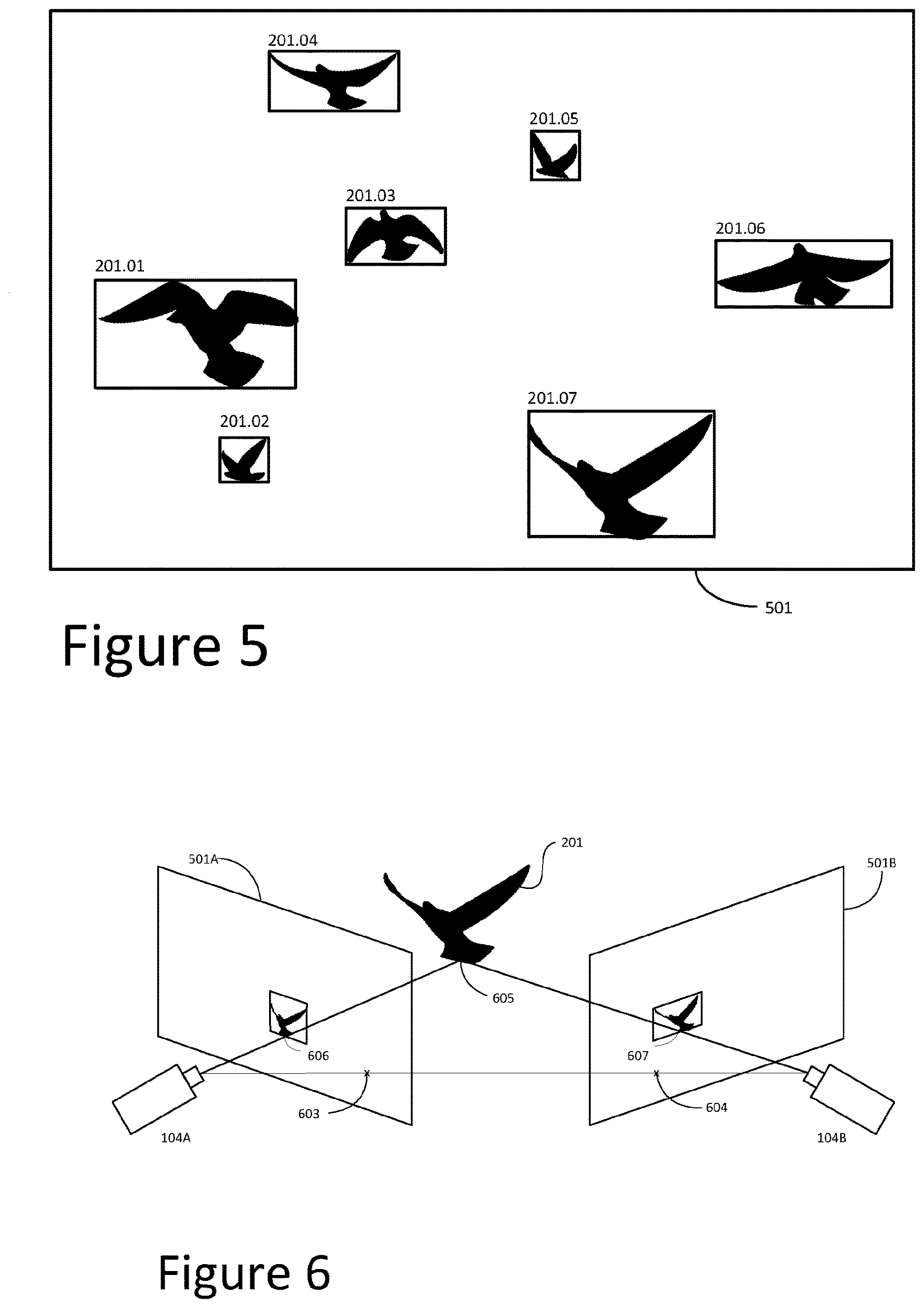 Patent US12620224 Figure 5 – Bird detection and species determination