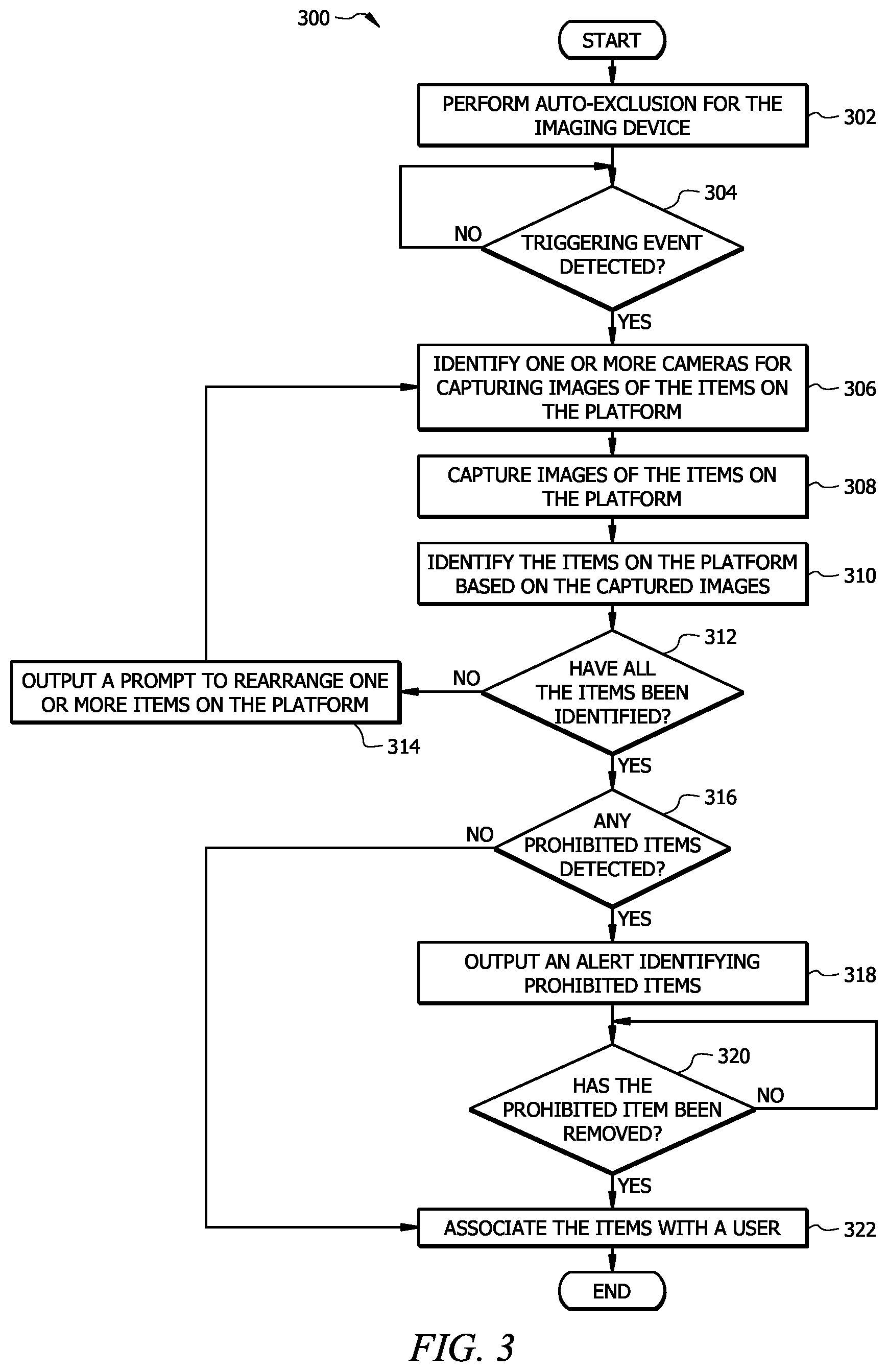 Patent US12620228 Figure 5 – System and method for space search reduction in identifying items from images via item height