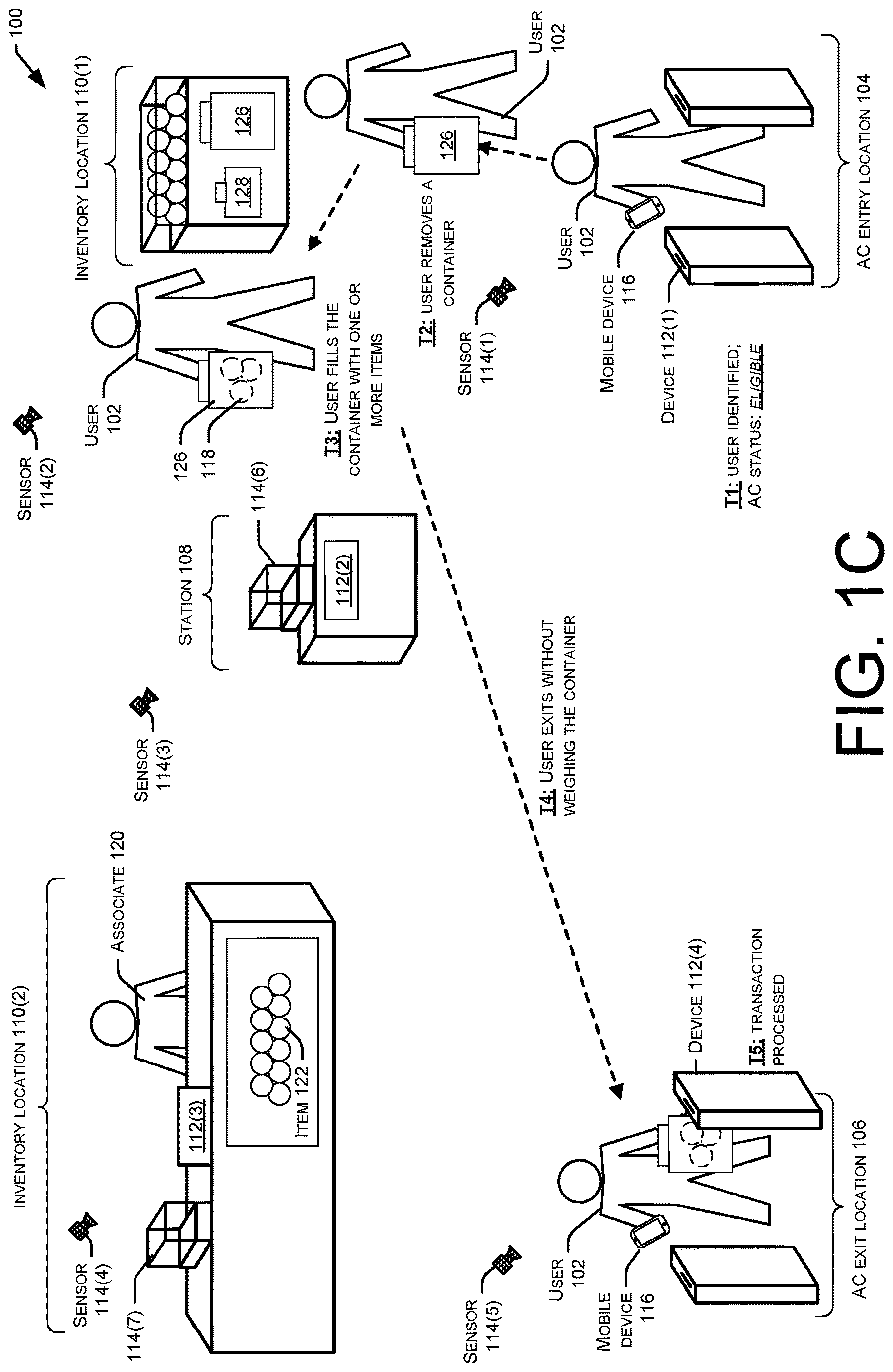 Patent US12620229 Figure 3 – Customized retail environments