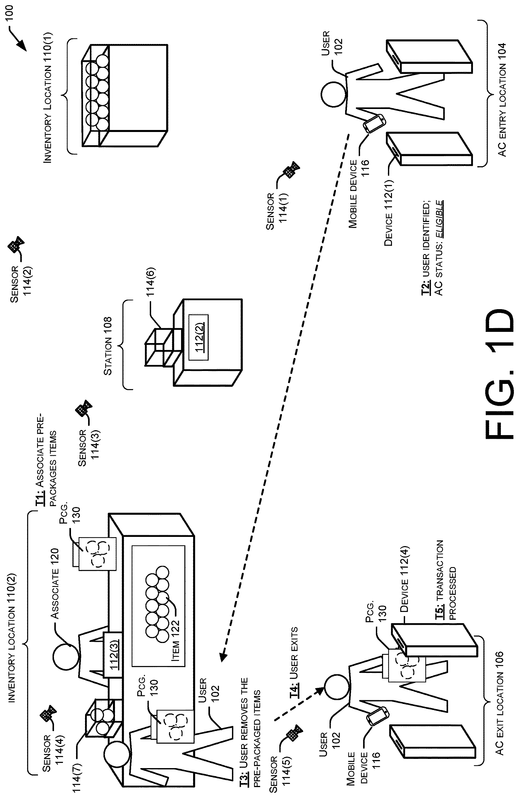 Patent US12620229 Figure 4 – Customized retail environments