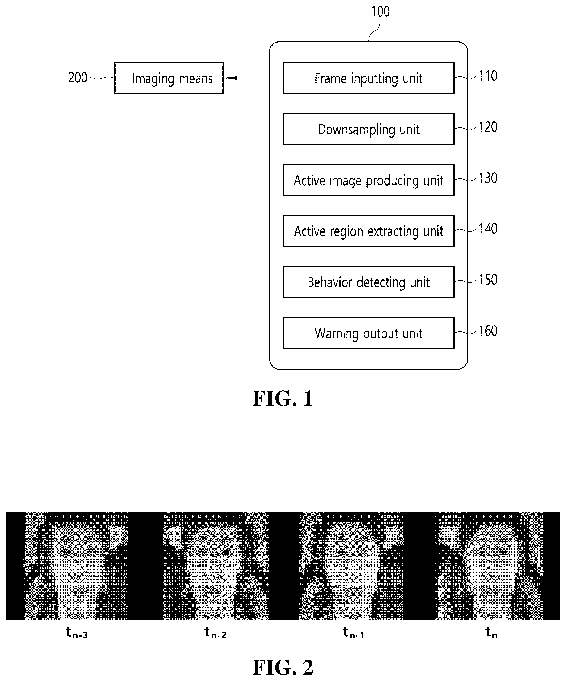 Patent US12620241 — Device for detecting driver behavior using deep learning-based object classification — Figure 1