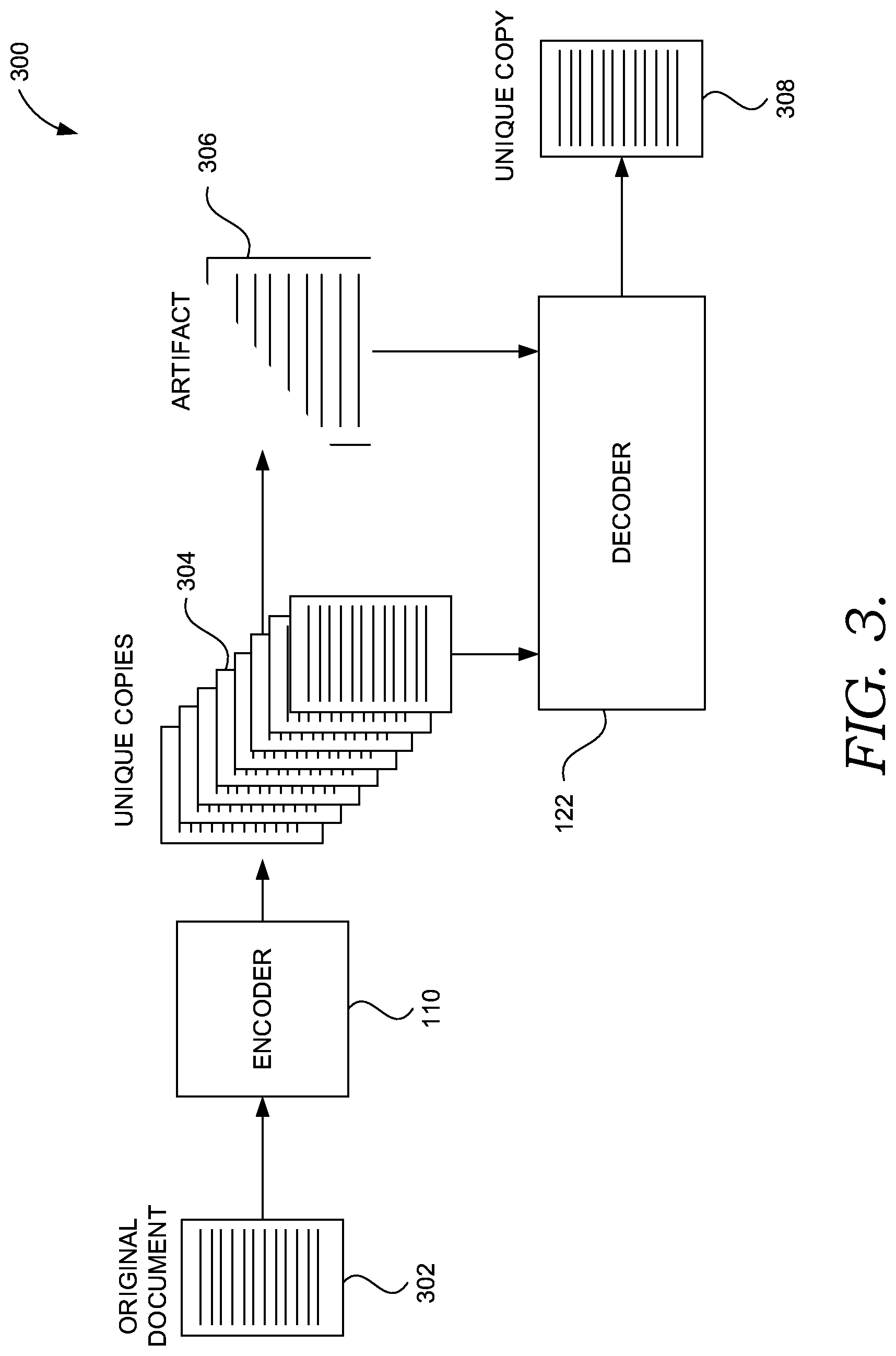 Patent US12620252 Figure 3 – Information source detection using unique watermarks