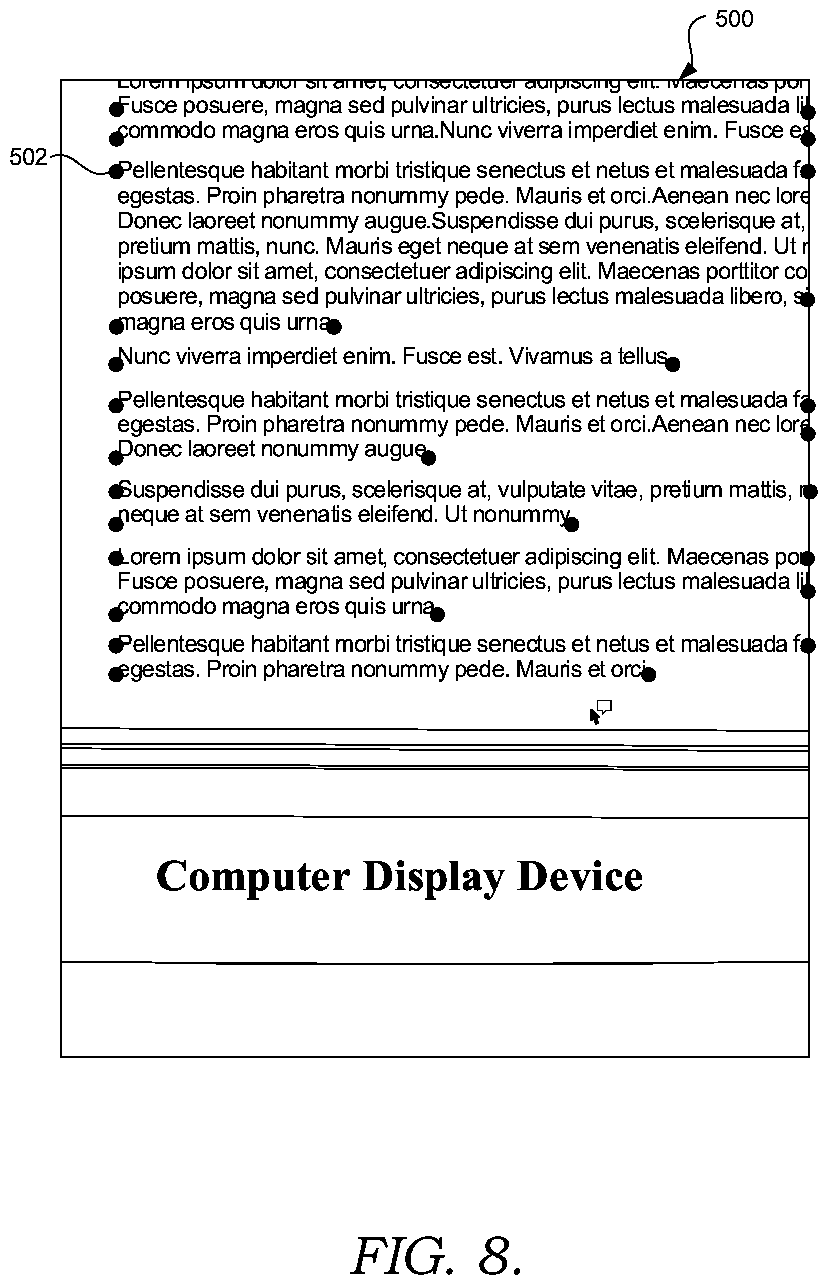 Patent US12620252 Figure 8 – Information source detection using unique watermarks