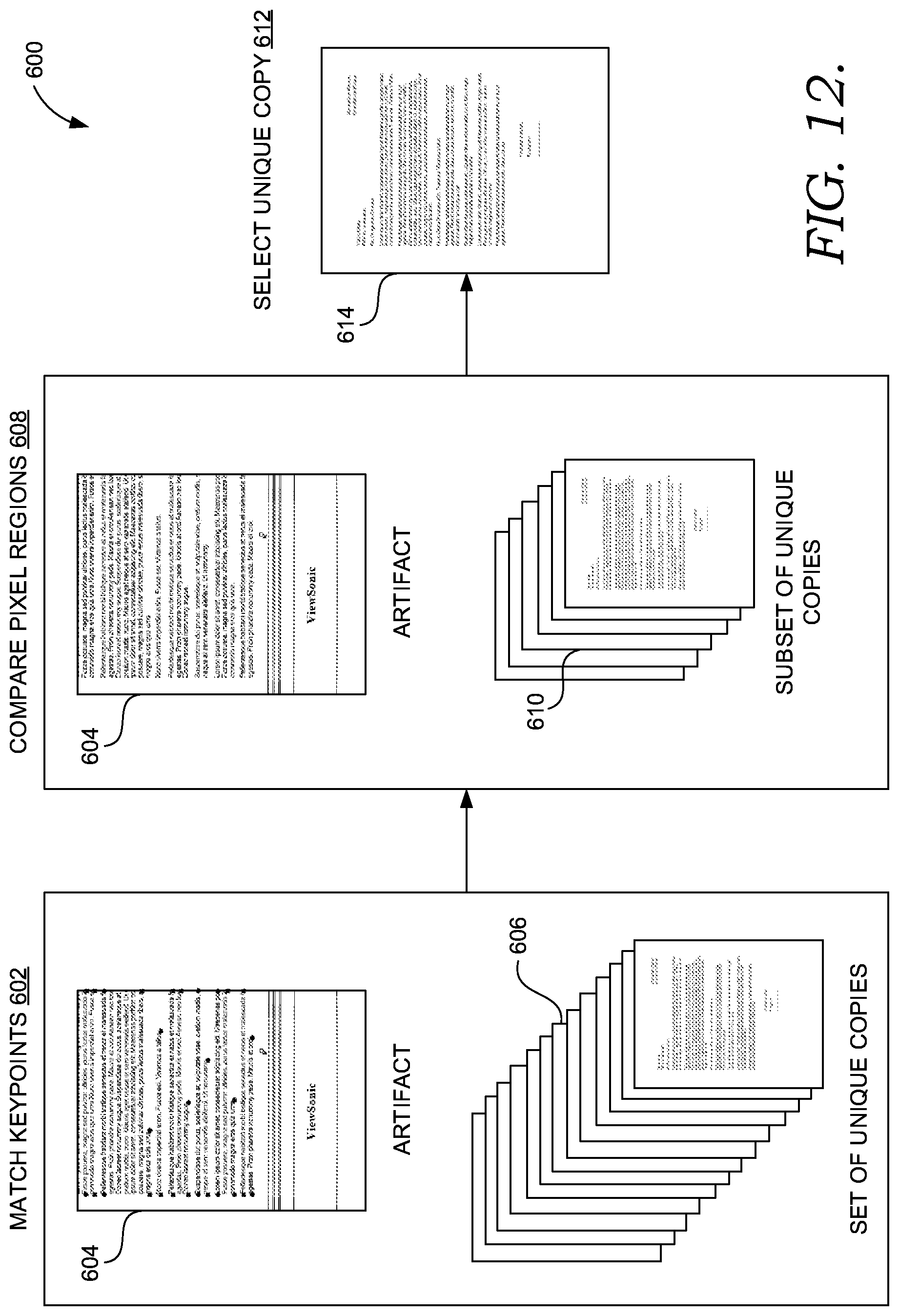 Patent US12620252 Figure 12 – Information source detection using unique watermarks