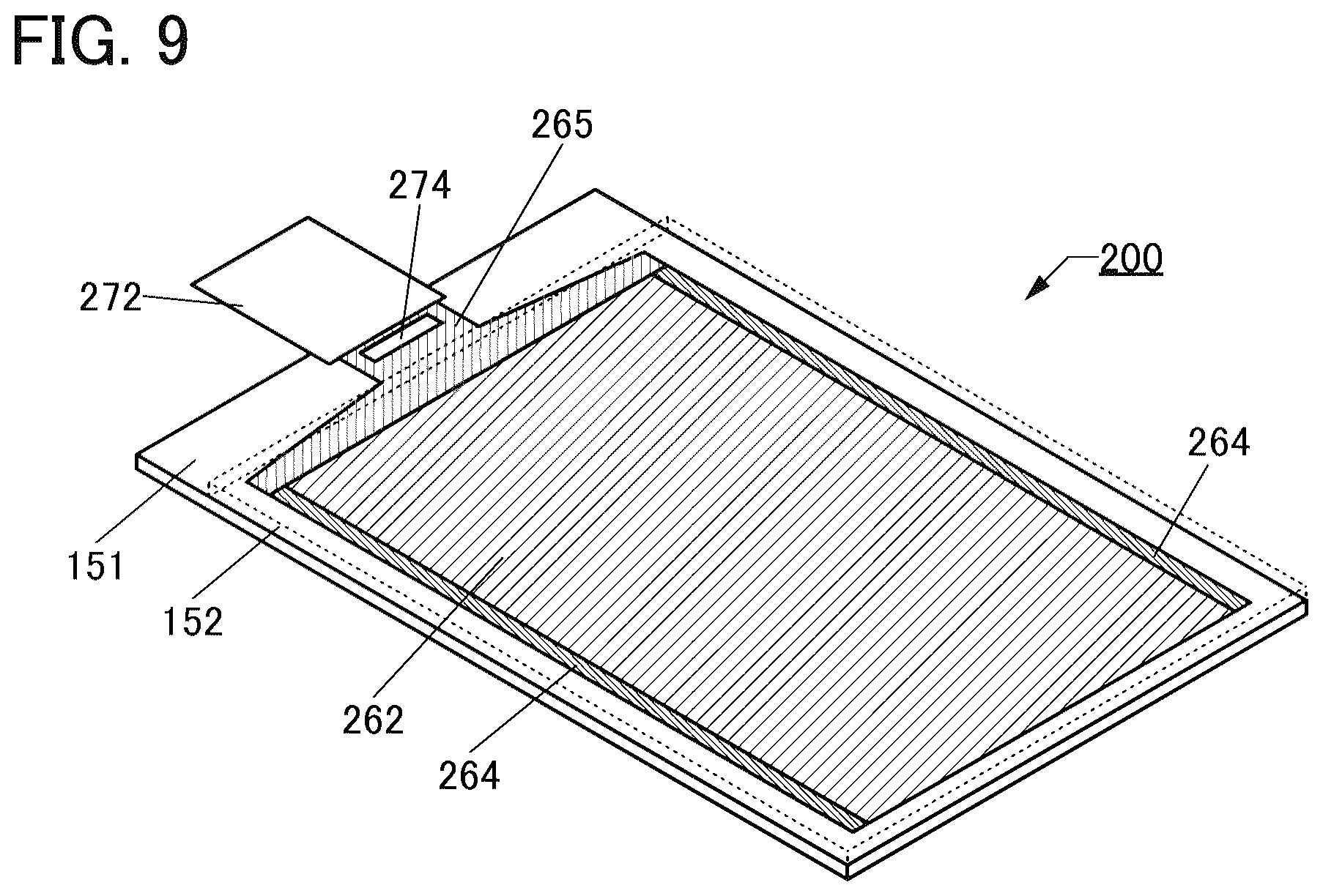 Patent US12620258 Figure 9 – Display device, display module, and electronic device