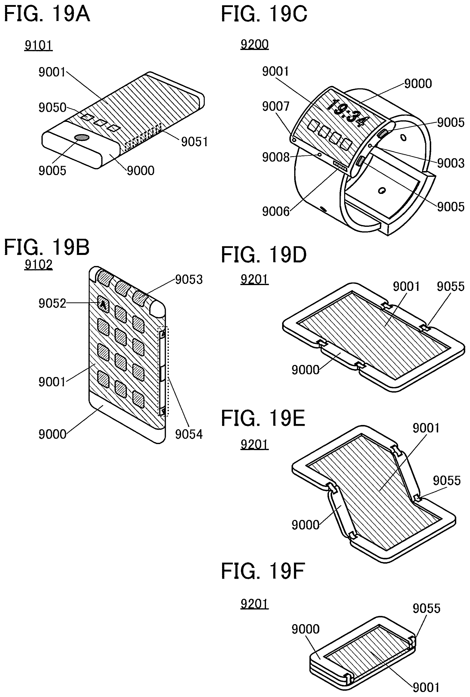Patent US12620258 Figure 19 – Display device, display module, and electronic device