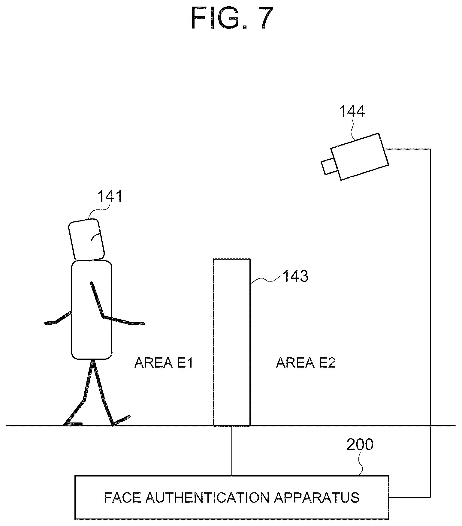 Patent US12620259 Figure 7 – Face authentication apparatus